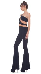 SNAKE MESH FISHTAIL JUMPSUIT sold by Norma Kamali