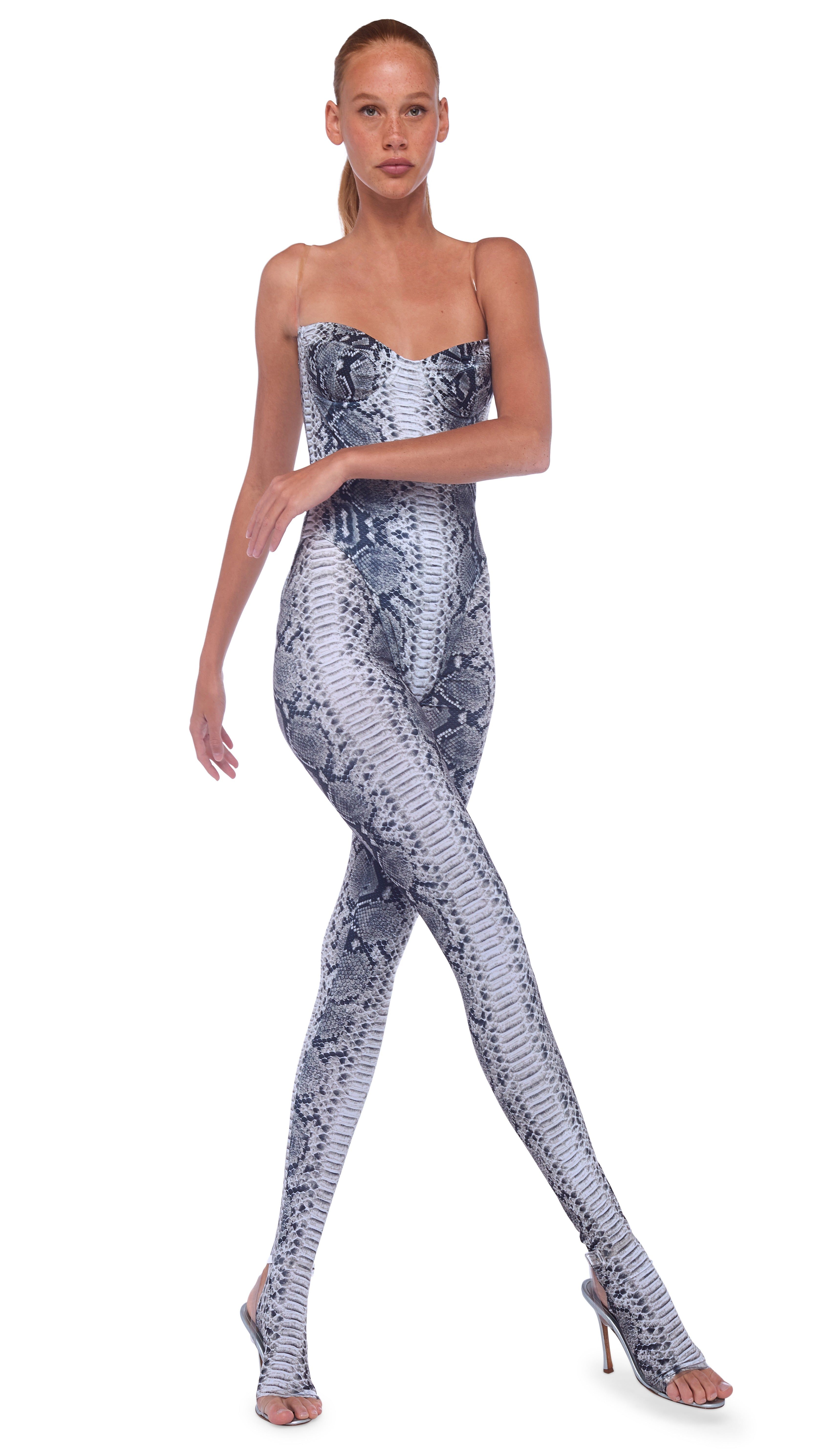 LEGGING WITH FOOTIE sold by Norma Kamali product image thumbnail 4