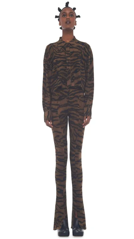 CROPPED OVERSIZED NK SHIRT sold by Norma Kamali