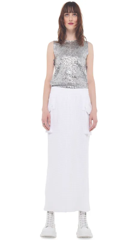 SEQUIN SWING TOP made by Norma Kamali
