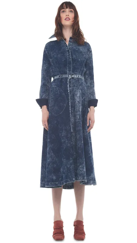 BF NK SHIRT A LINE DRESS sold by Norma Kamali