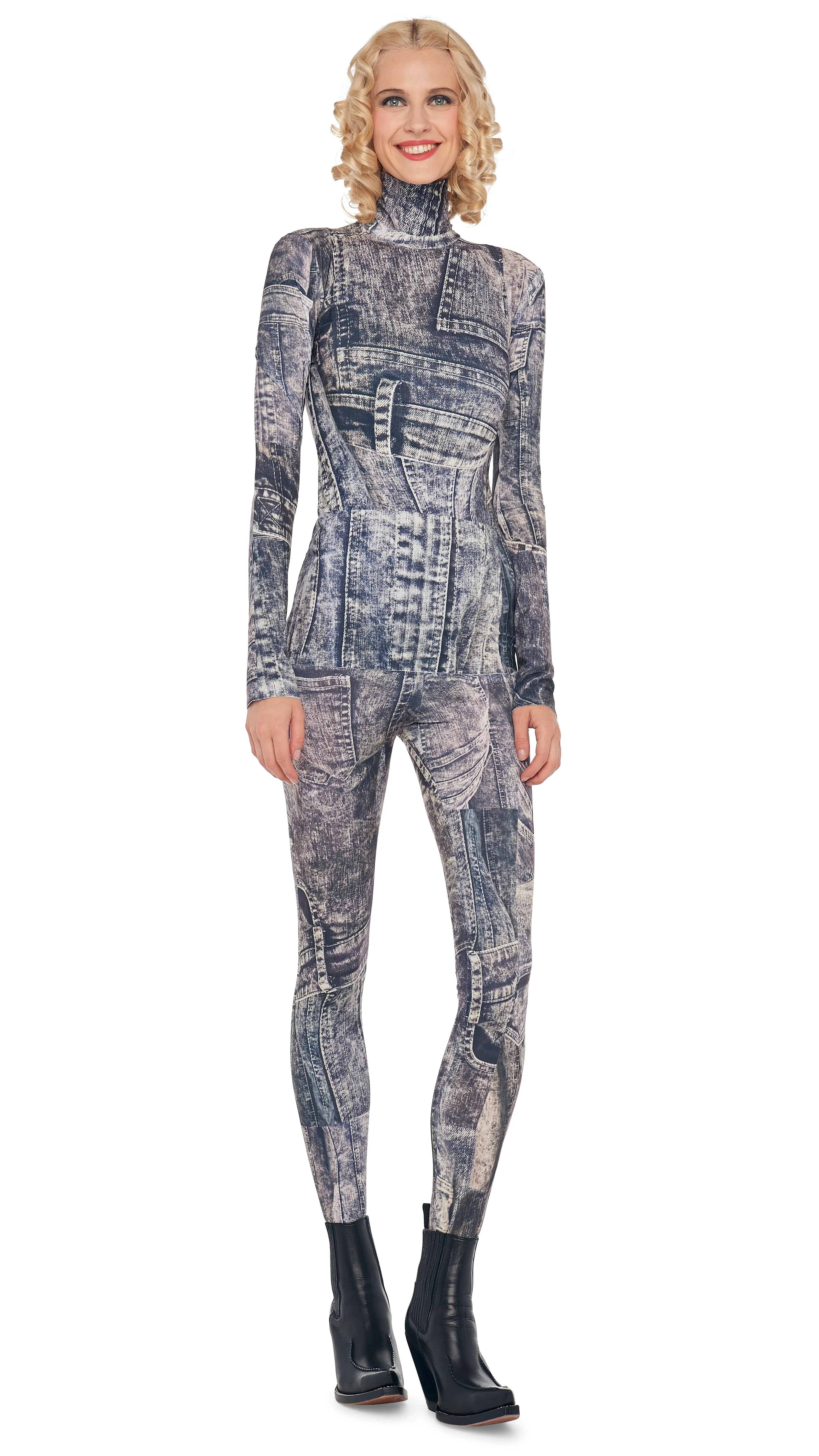 SLIM FIT LONG SLEEVE TURTLE TOP sold by Norma Kamali