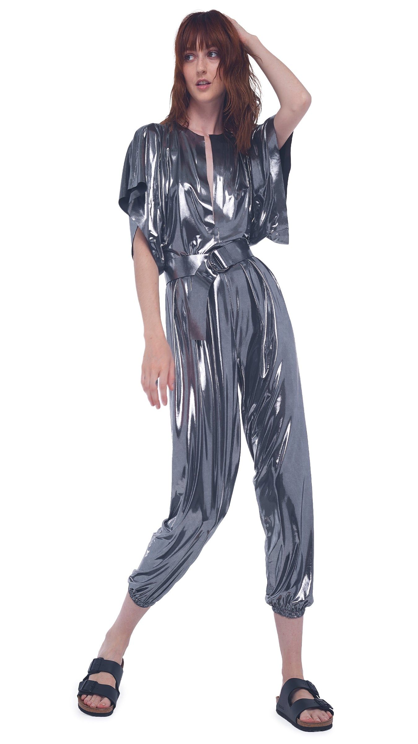 RECTANGLE JOG JUMPSUIT sold by Norma Kamali product image thumbnail 3