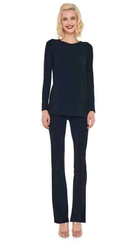 LONG SLEEVE CREW TOP sold by Norma Kamali