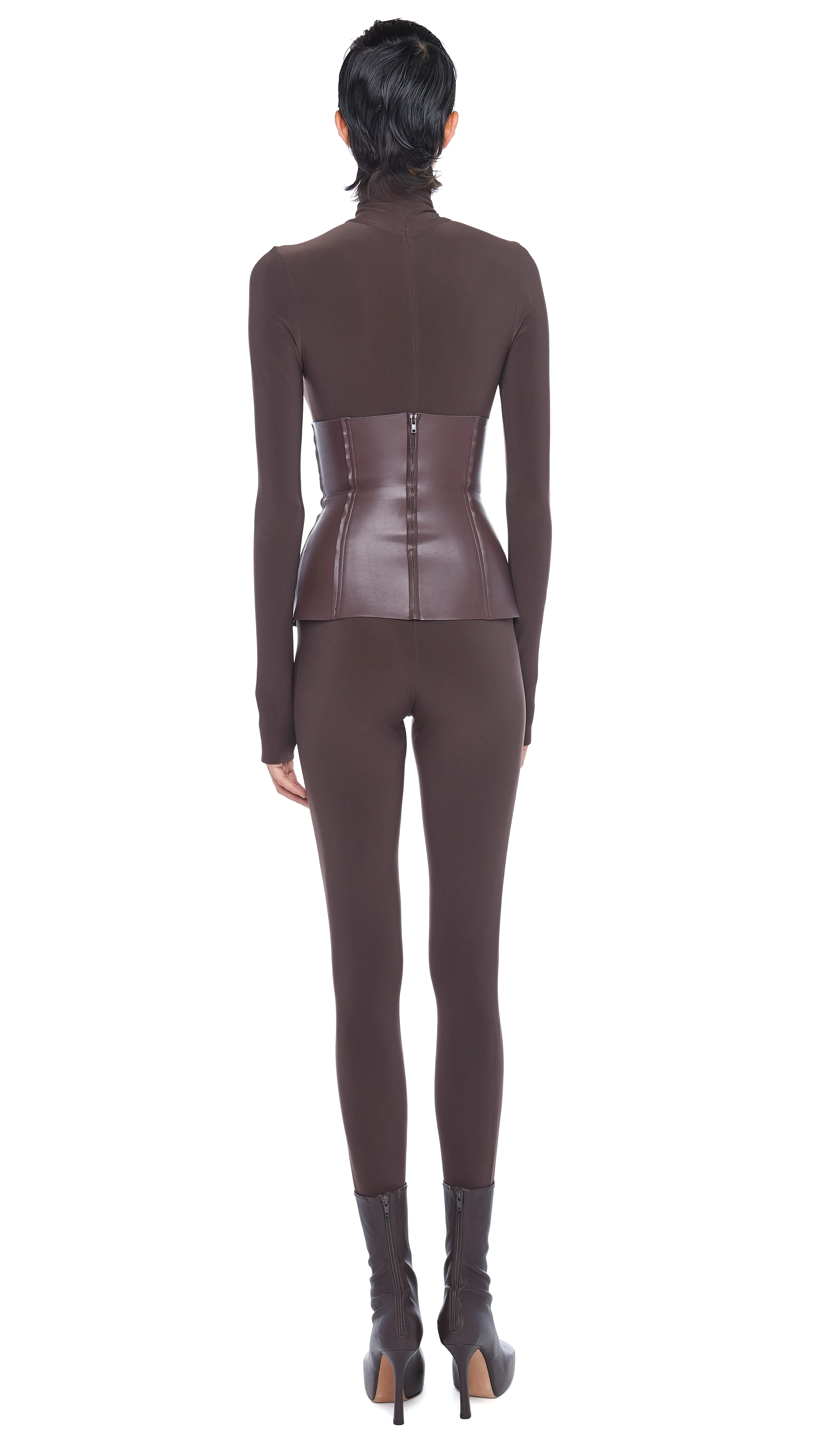 TURTLE CATSUIT W/ FOOTSIE sold by Norma Kamali product image thumbnail 3