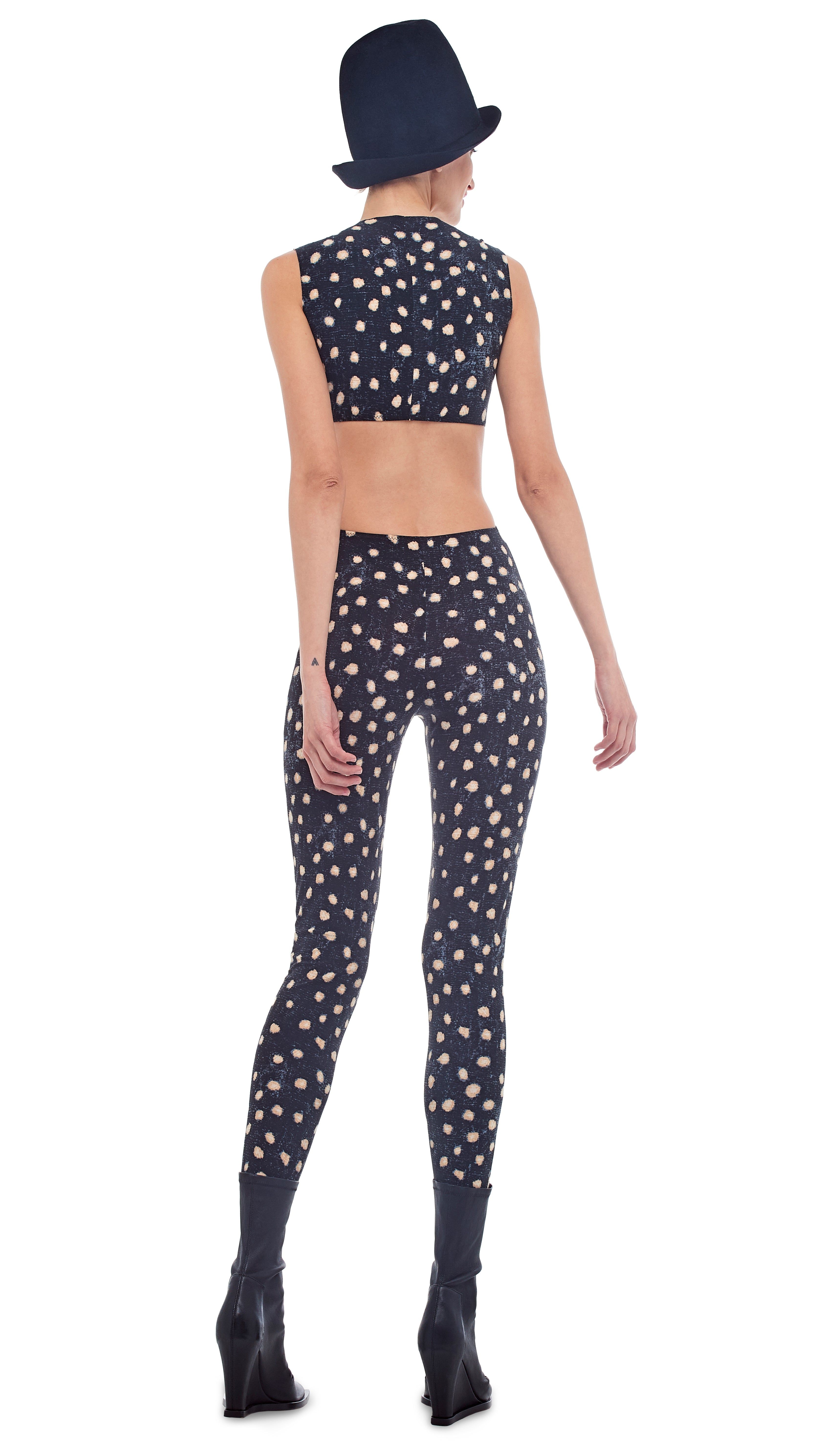 SLEEVELESS CUT OUT CATSUIT sold by Norma Kamali product image thumbnail 3