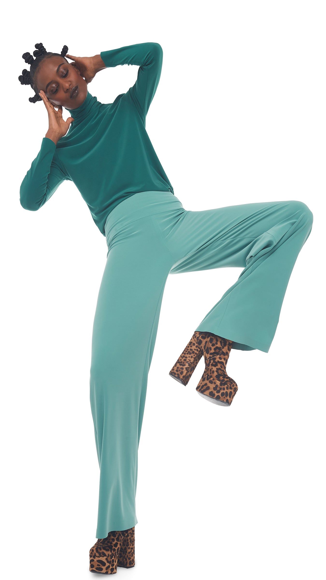 STRAIGHT LEG PANT sold by Norma Kamali product image thumbnail 5