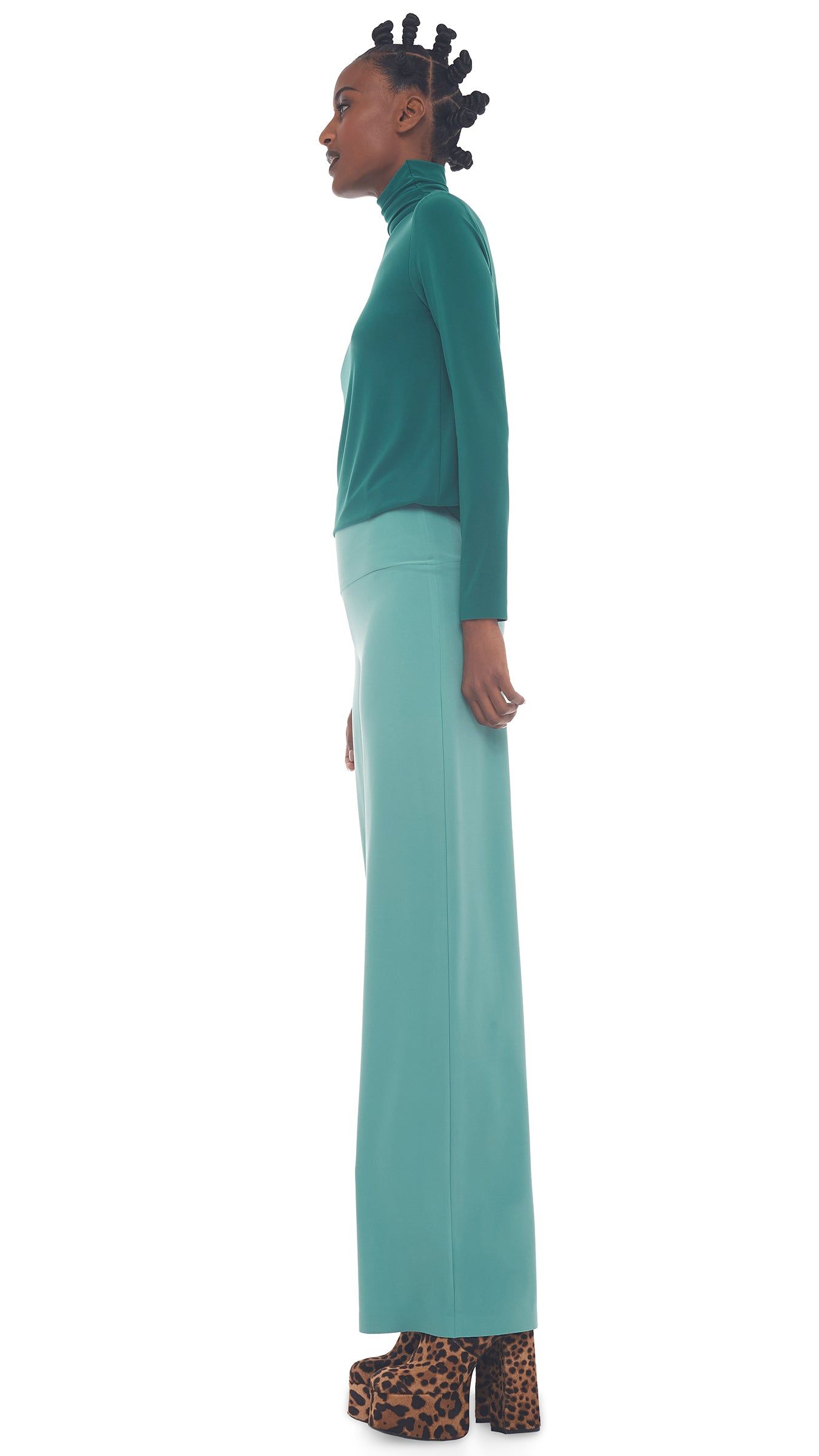 STRAIGHT LEG PANT sold by Norma Kamali product image thumbnail 2