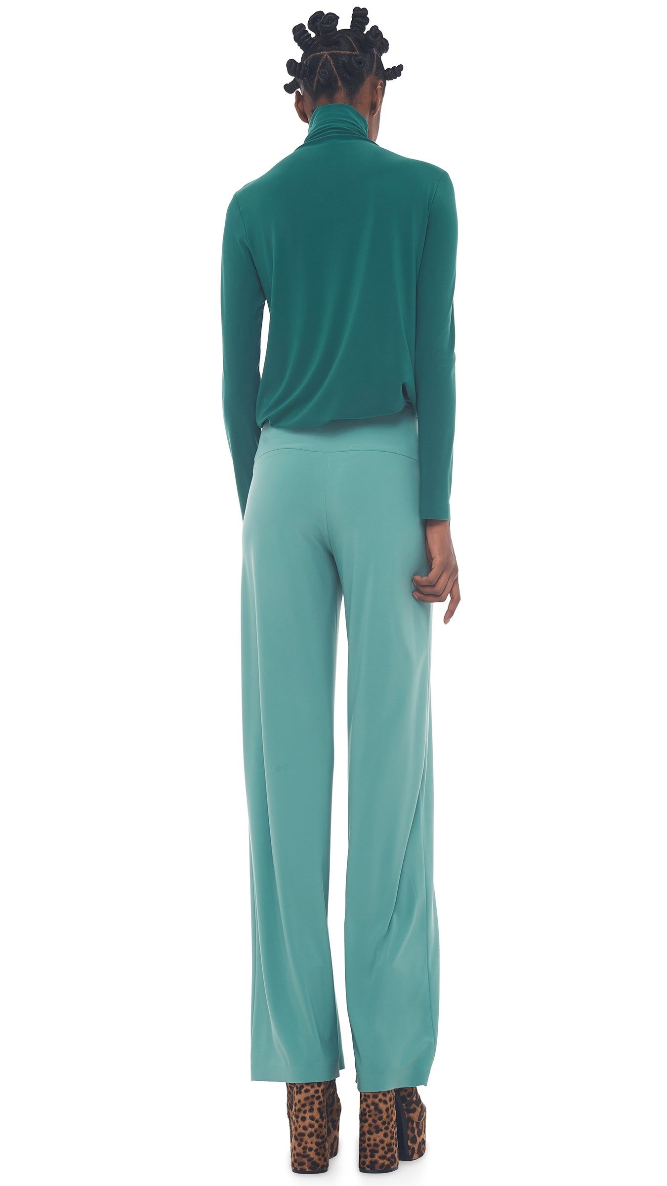 STRAIGHT LEG PANT sold by Norma Kamali product image thumbnail 3