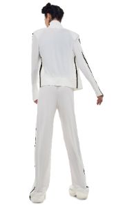 SIDE STRIPE BF SWEATPANT sold by Norma Kamali