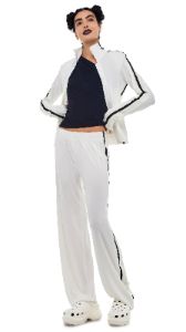 SIDE STRIPE BF SWEATPANT sold by Norma Kamali