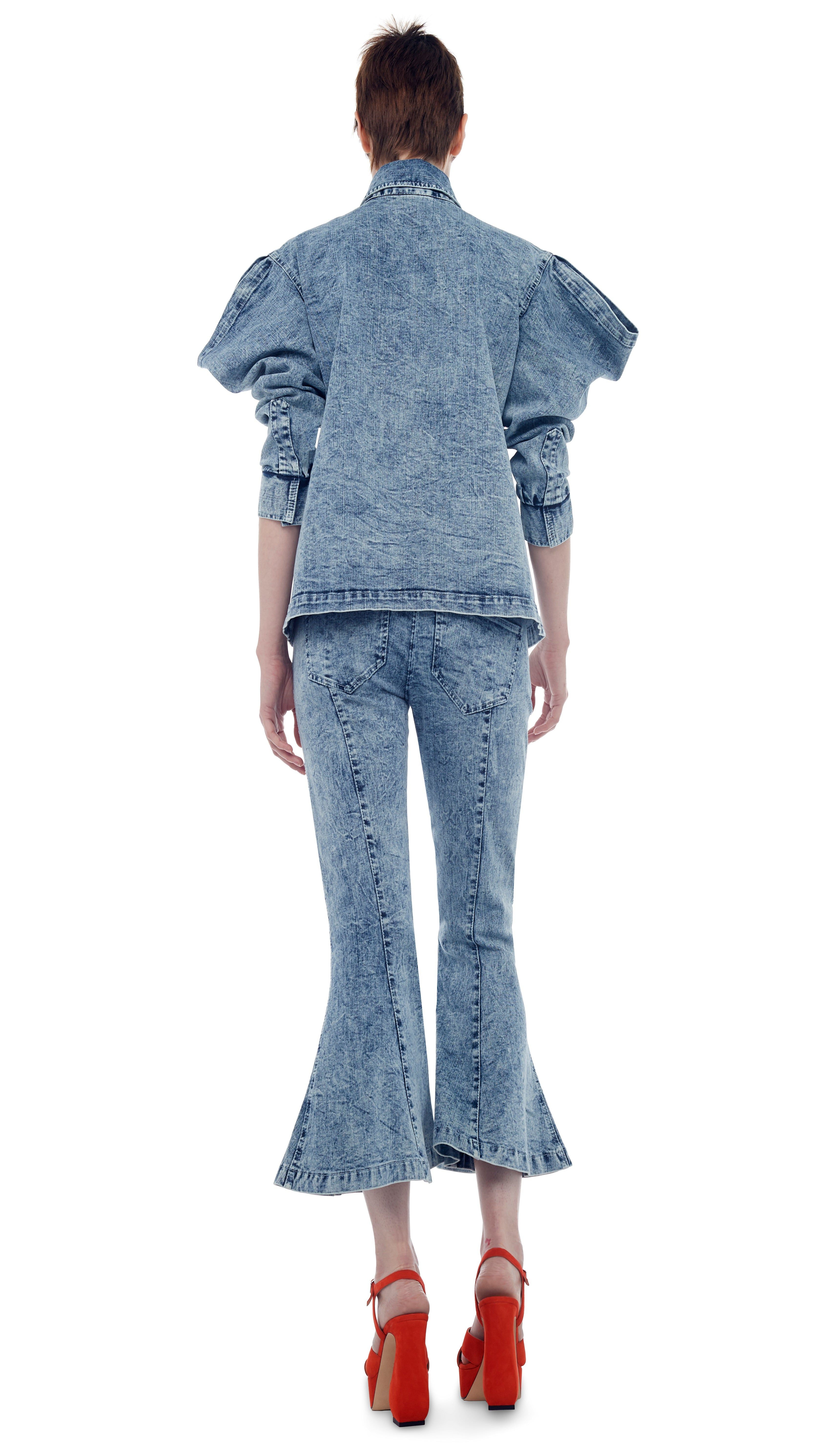 WING SLEEVE NK SHIRT sold by Norma Kamali product image thumbnail 3