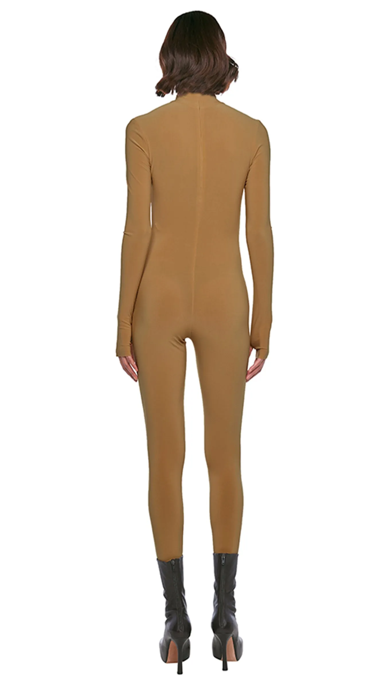 TURTLE CATSUIT W/ FOOTSIE sold by Norma Kamali product image thumbnail 3