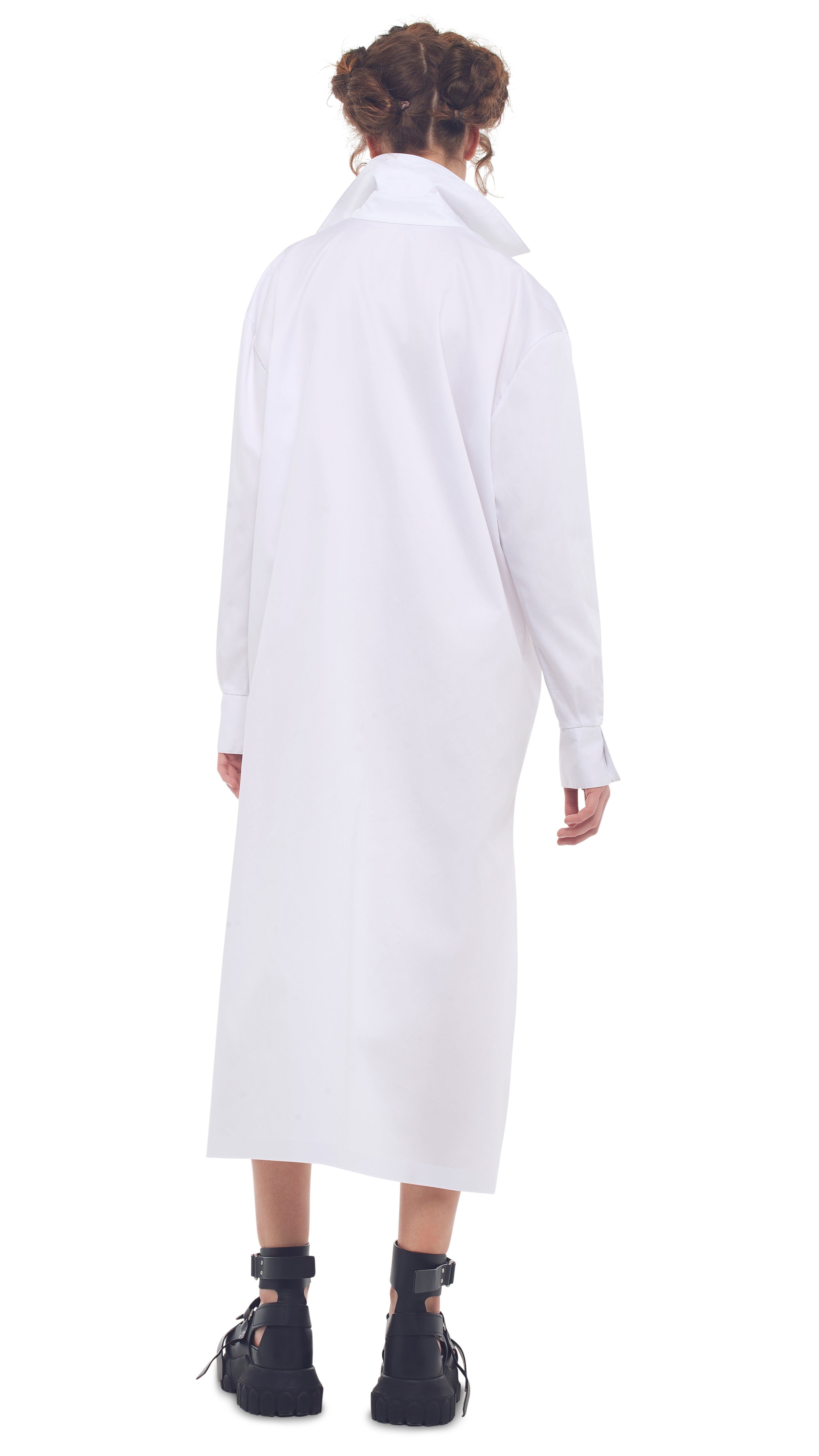 HI LOW OVERSIZED BF NK SHIRT sold by Norma Kamali product image thumbnail 3