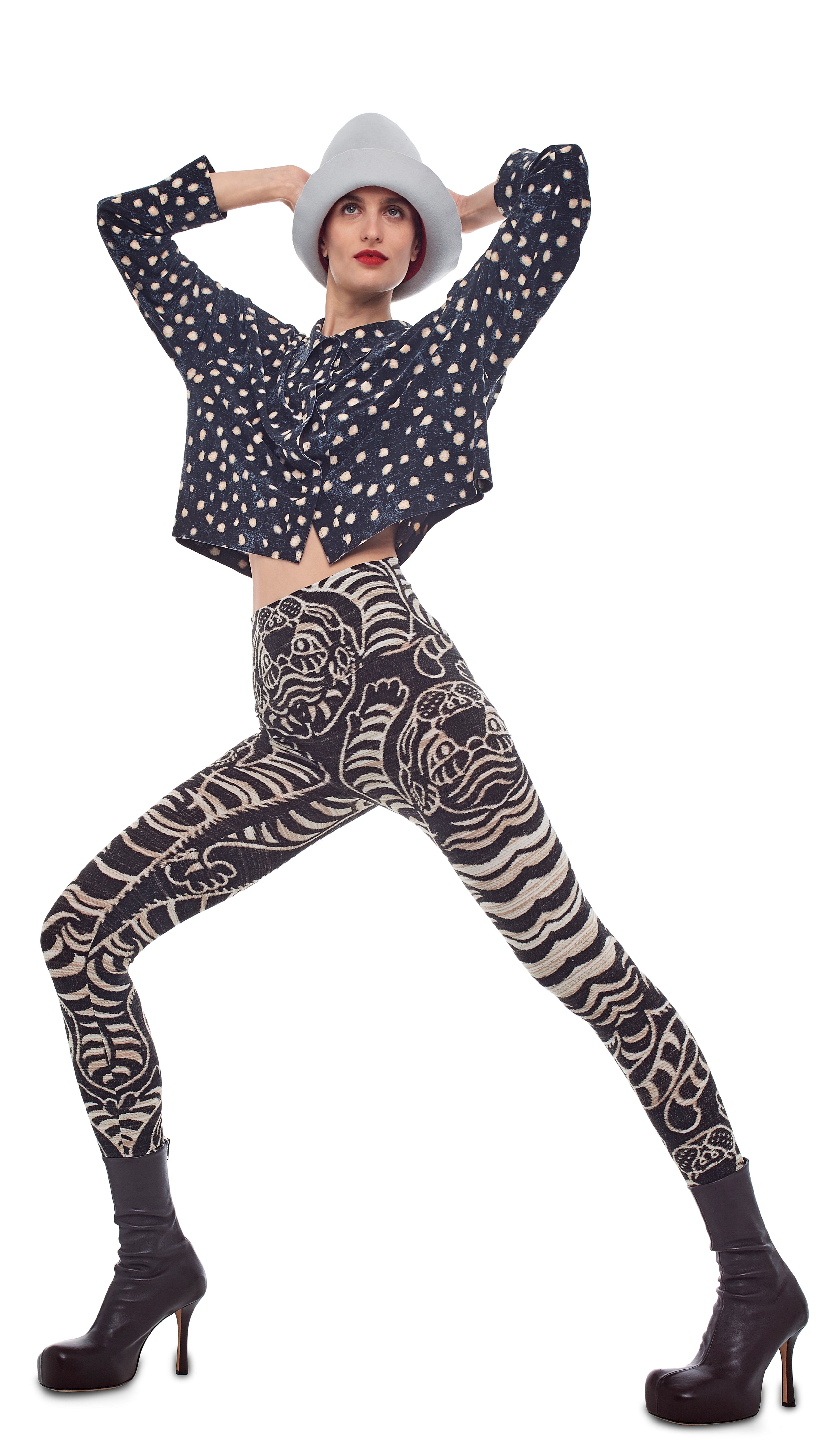 CROPPED OVERSIZED BF NK SHIRT sold by Norma Kamali product image thumbnail 4