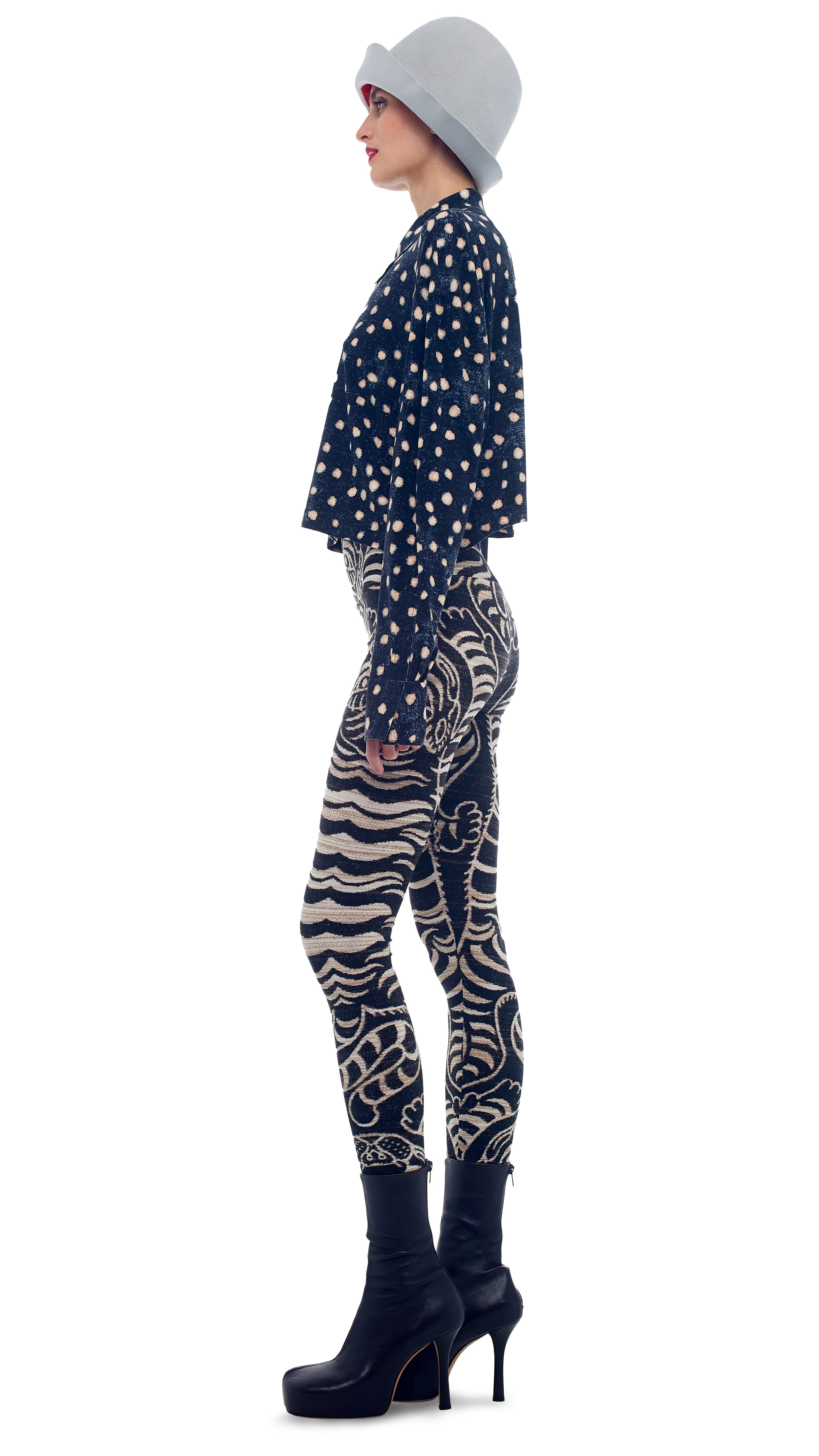 CROPPED OVERSIZED BF NK SHIRT sold by Norma Kamali product image thumbnail 2