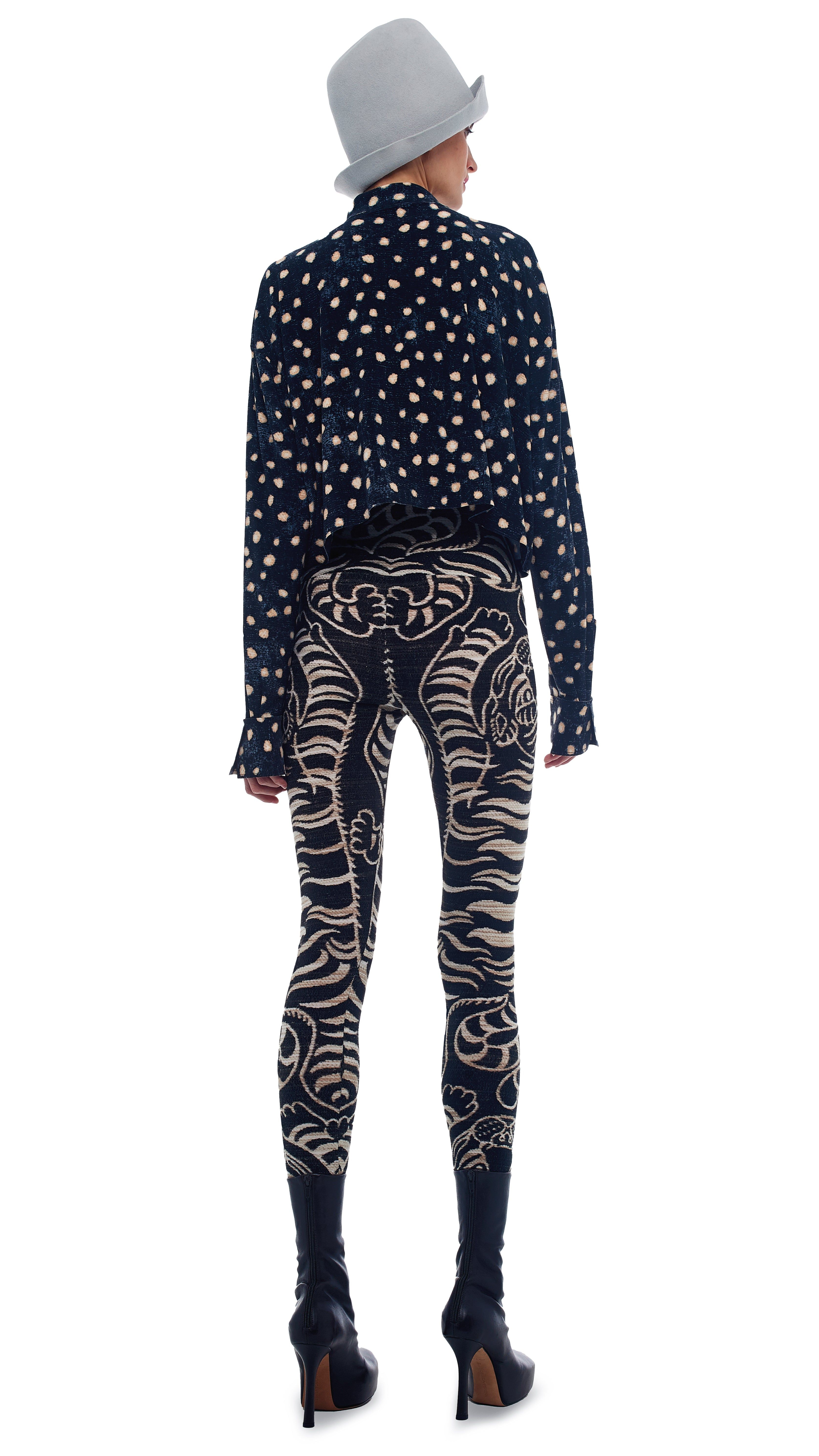 CROPPED OVERSIZED BF NK SHIRT sold by Norma Kamali product image thumbnail 3