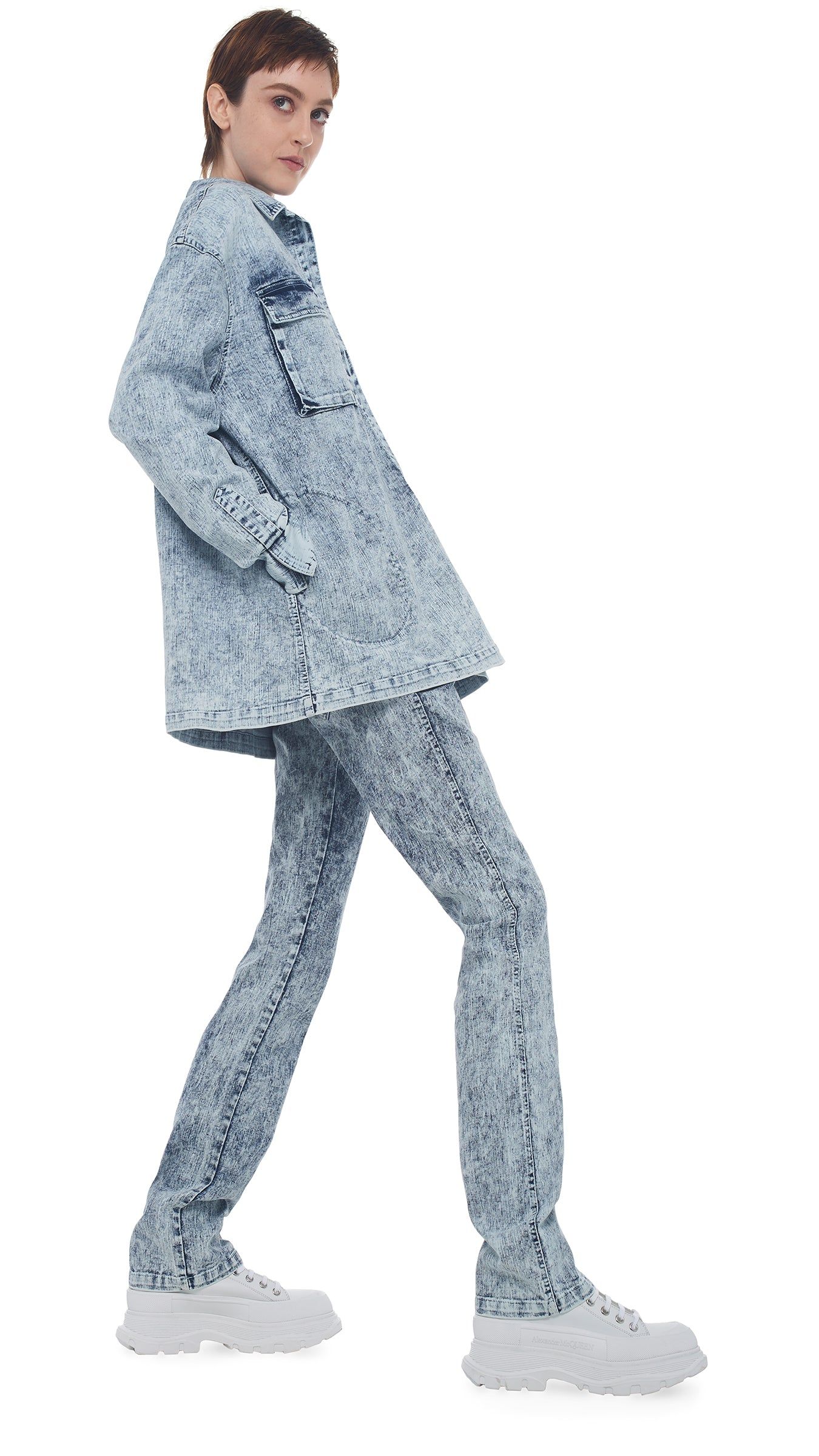 OVERSIZED BF NK CARGO SHIRT sold by Norma Kamali product image thumbnail 4