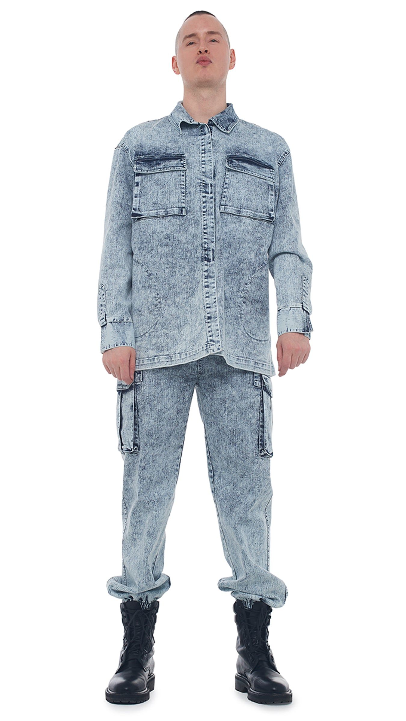 OVERSIZED BF NK CARGO SHIRT sold by Norma Kamali product image thumbnail 7