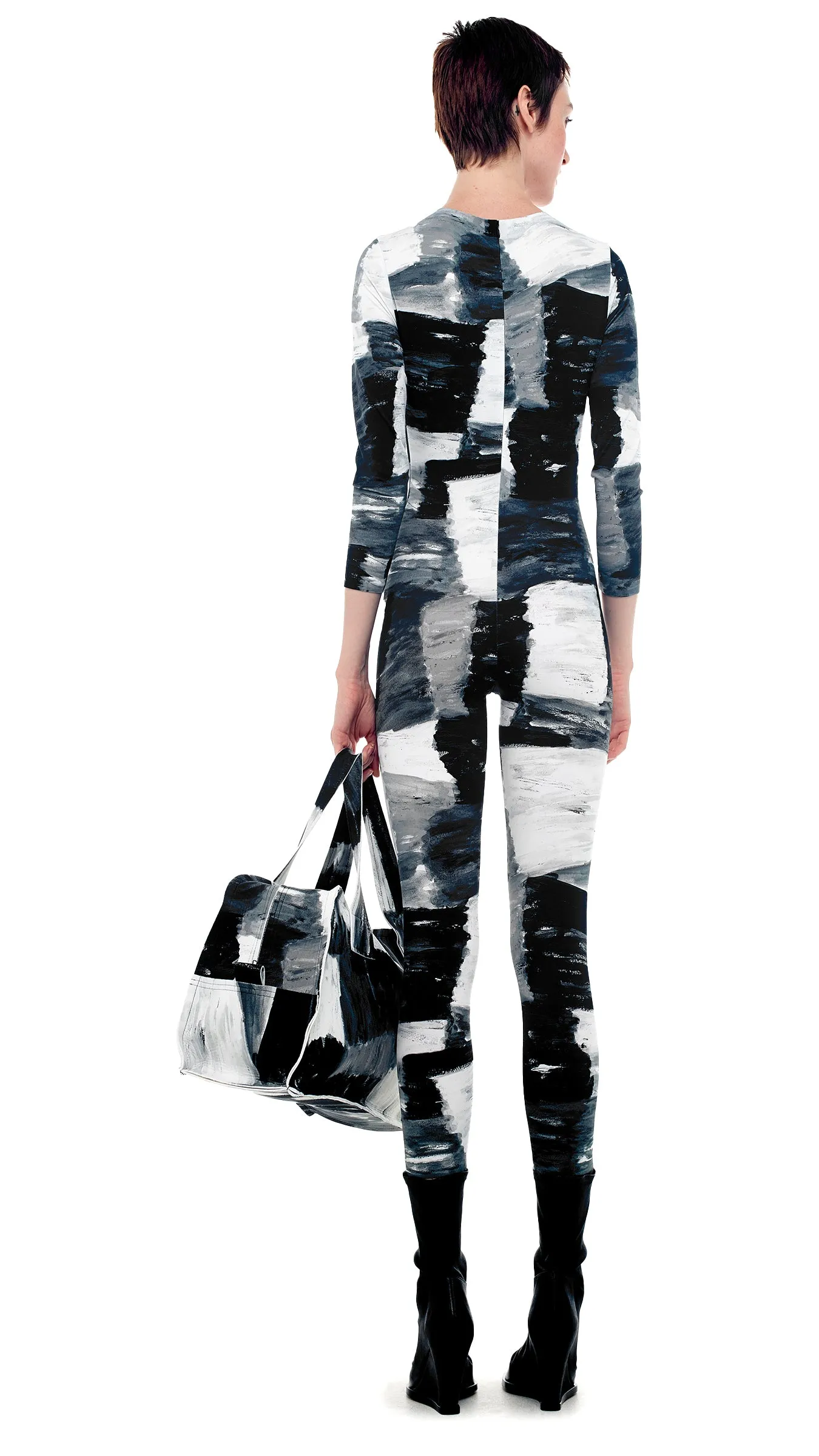 THE CATSUIT sold by Norma Kamali product image thumbnail 3