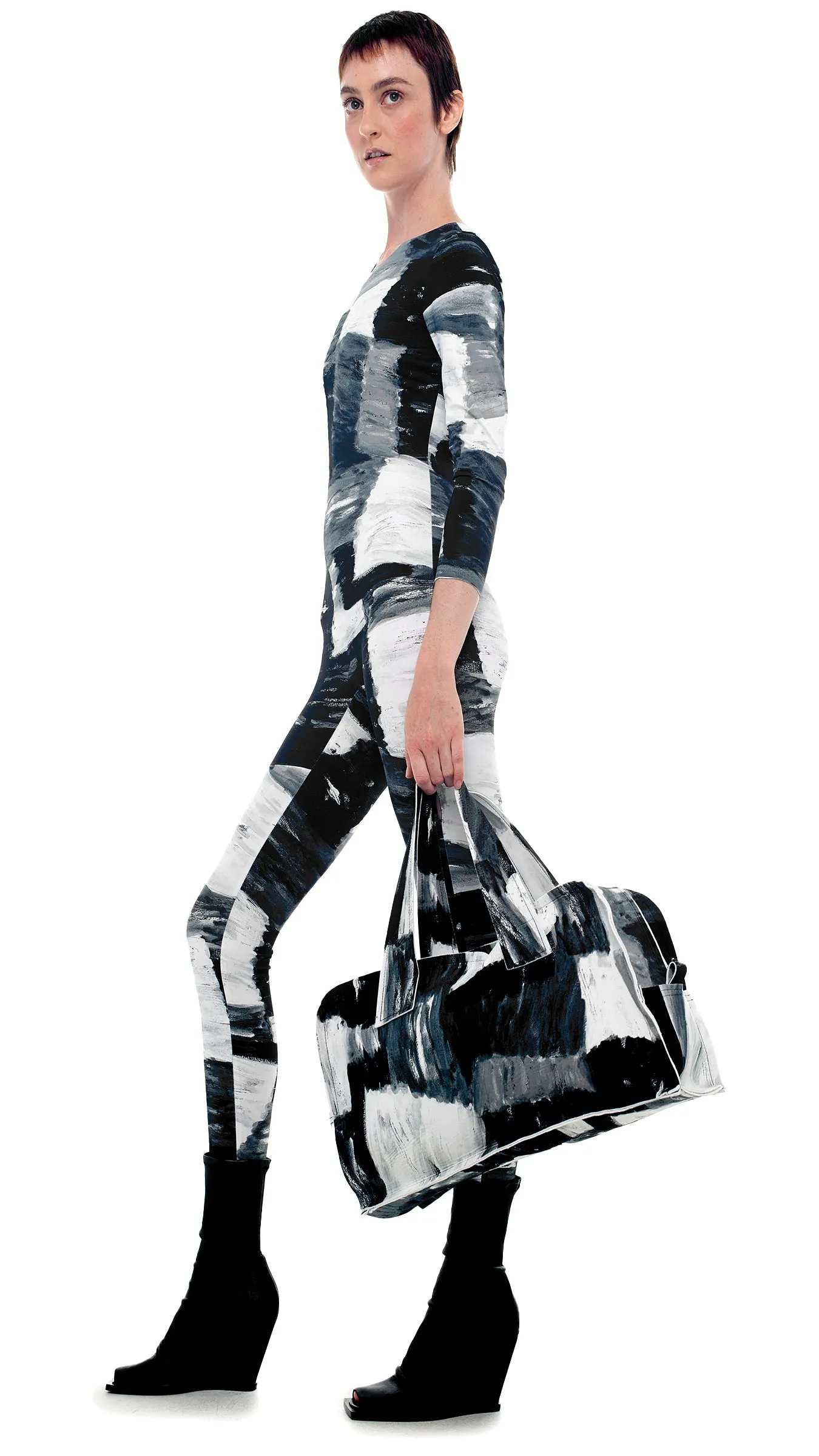 THE CATSUIT sold by Norma Kamali product image thumbnail 4