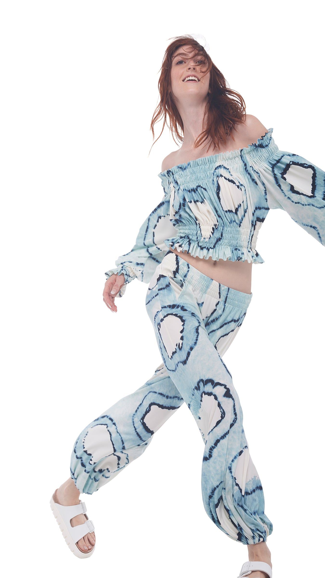 CROPPED PEASANT TOP sold by Norma Kamali product image thumbnail 5