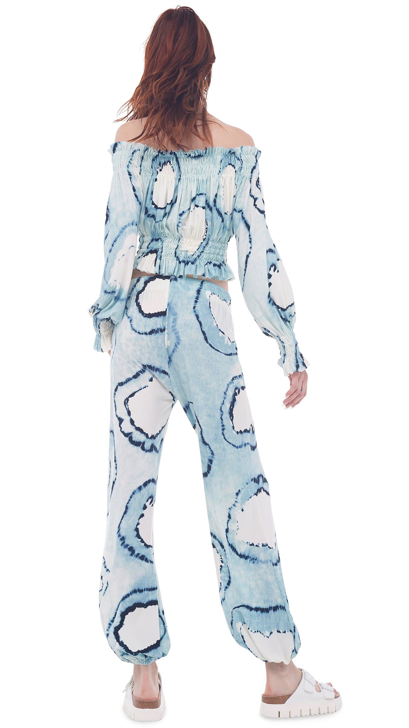 CROPPED PEASANT TOP sold by Norma Kamali product image thumbnail 3