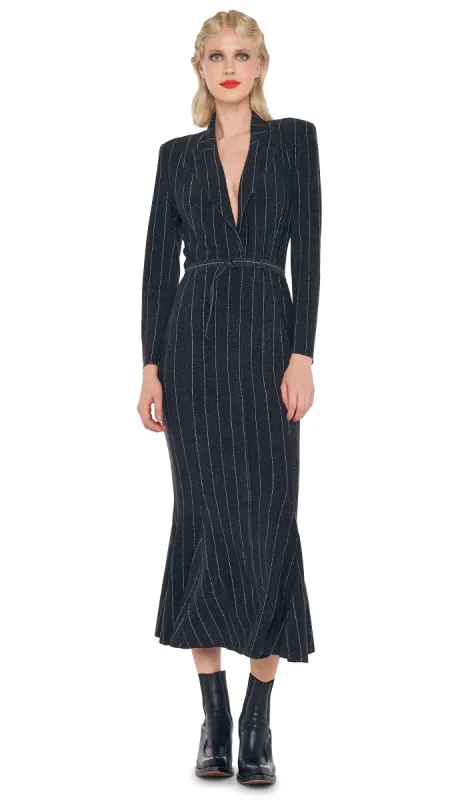 SINGLE BREASTED FISHTAIL DRESS sold by Norma Kamali