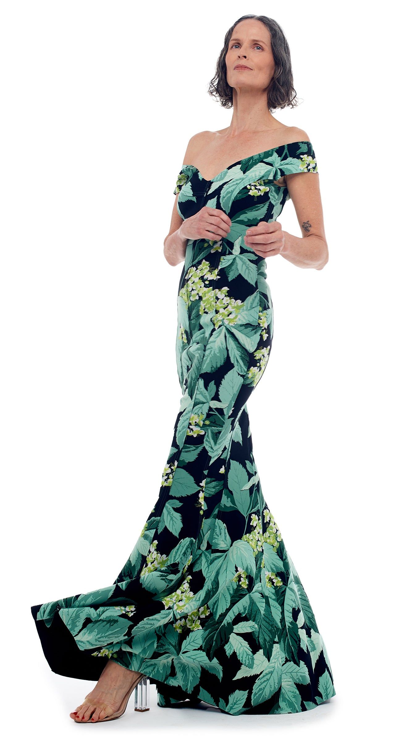 GRACE FISHTAIL GOWN sold by Norma Kamali product image thumbnail 4