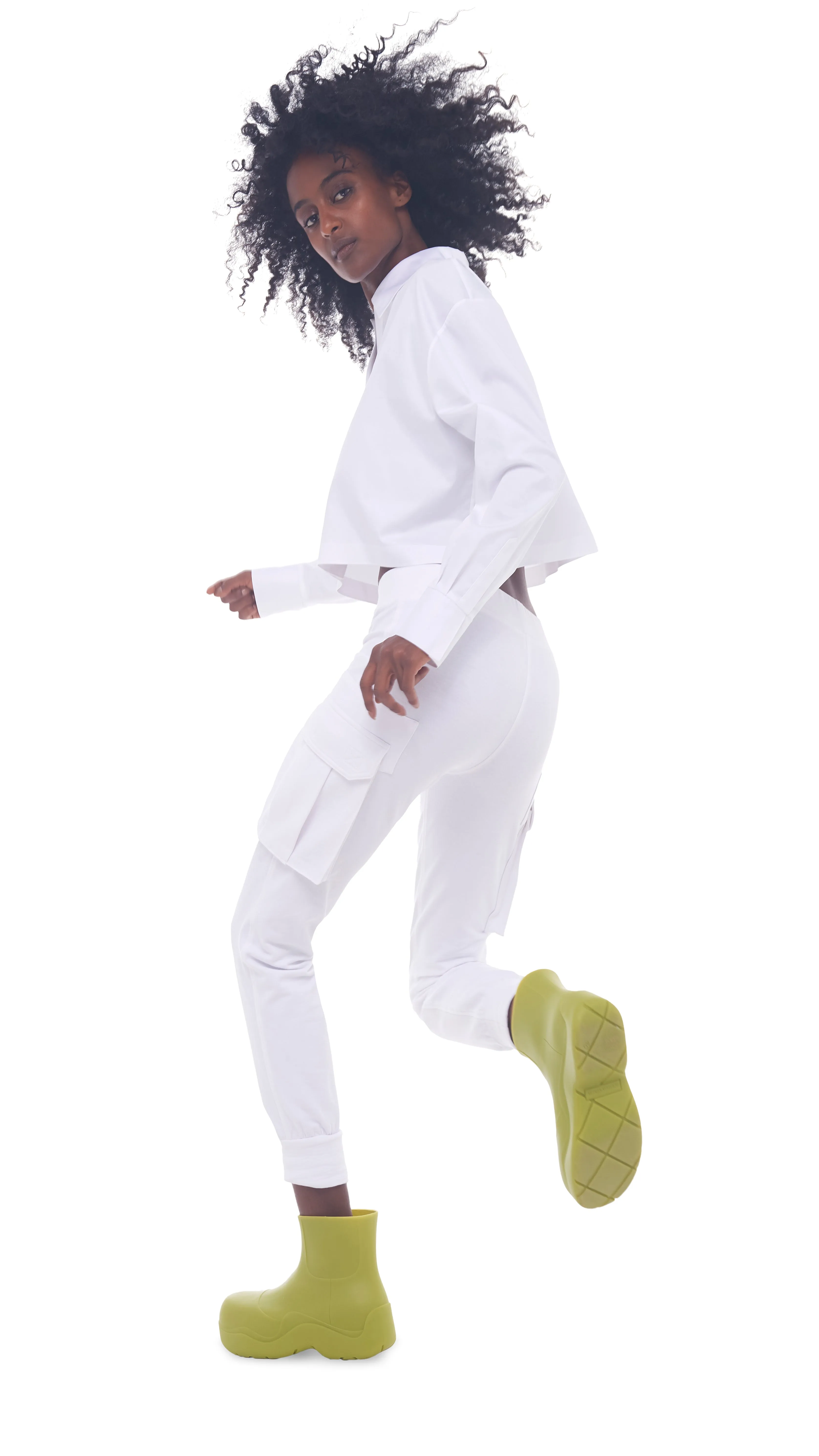 CARGO JOG PANT sold by Norma Kamali product image thumbnail 4