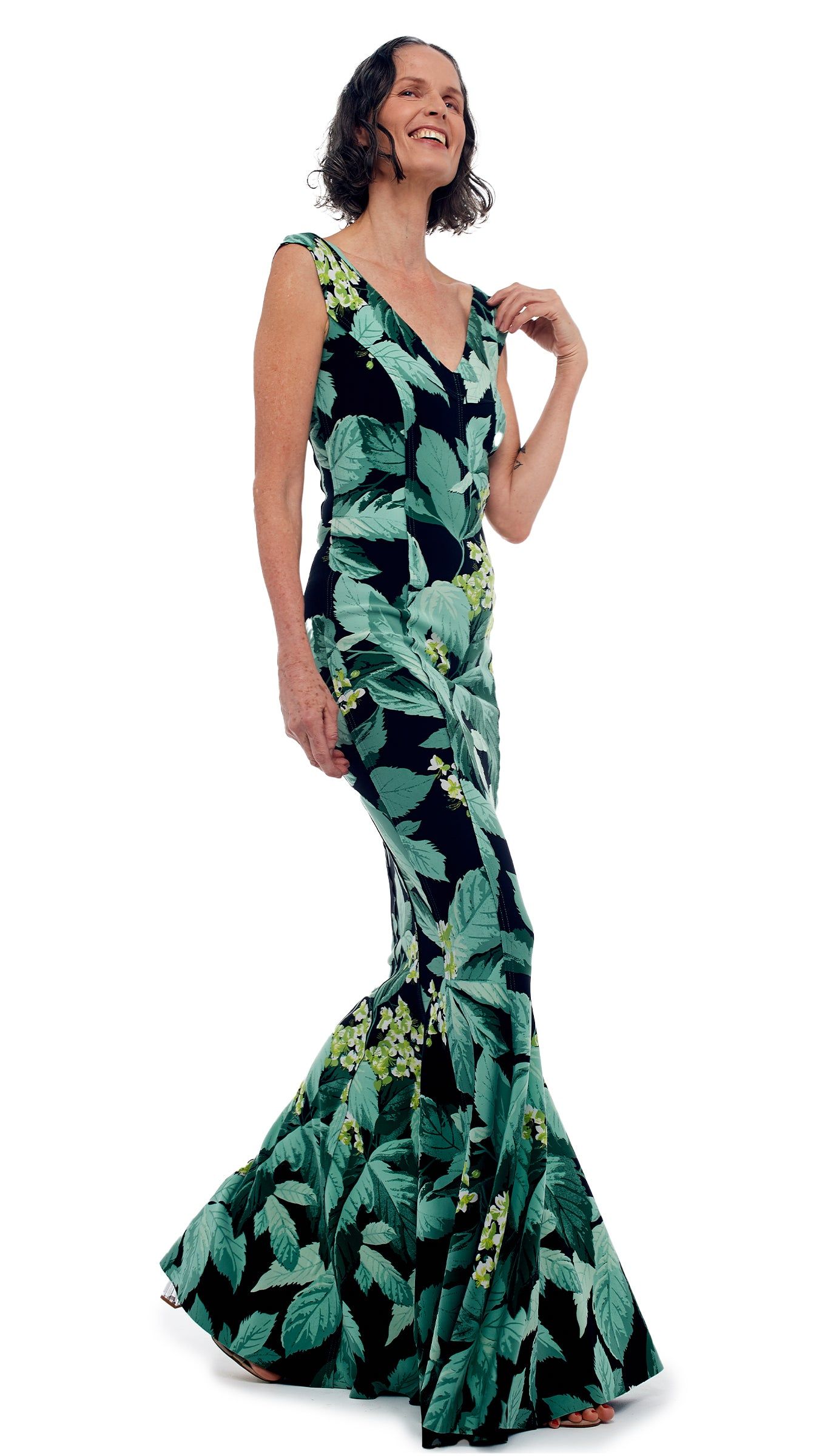 GRACE FISHTAIL GOWN sold by Norma Kamali product image thumbnail 5