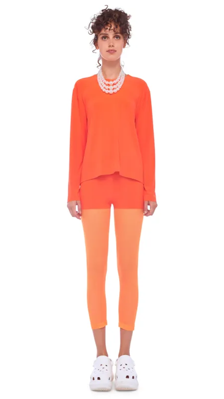 CROPPED BOYFRIEND CREW TOP sold by Norma Kamali