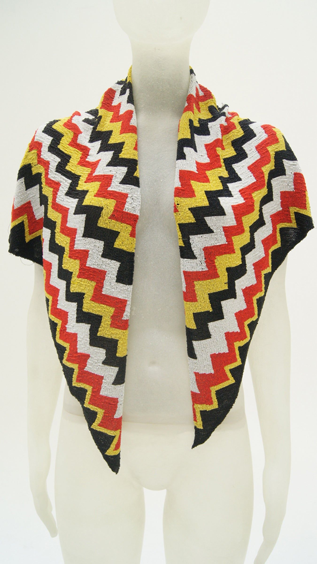 ZIG ZAG BEADED SHAWL sold by Norma Kamali