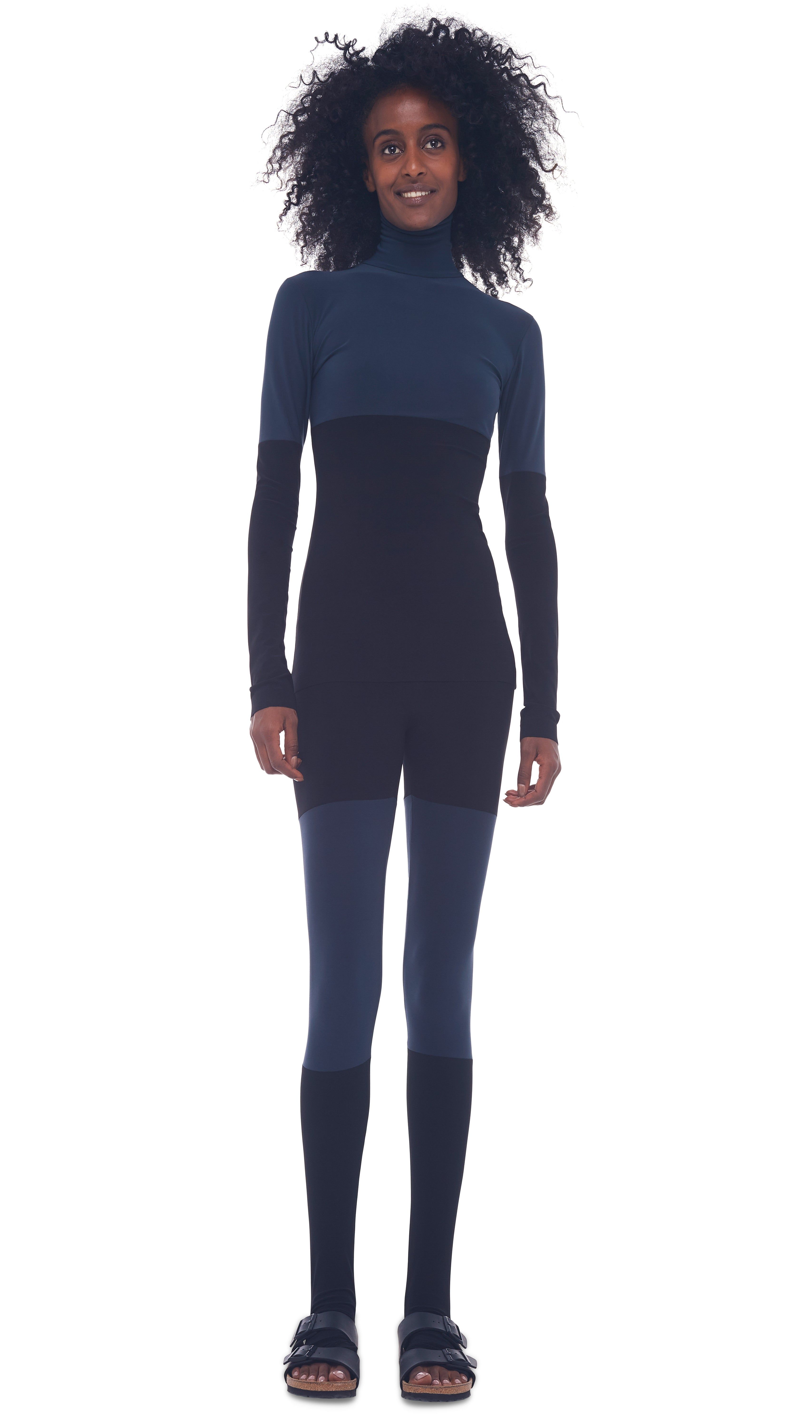 SPLICED SLIM FIT TURTLE TOP sold by Norma Kamali