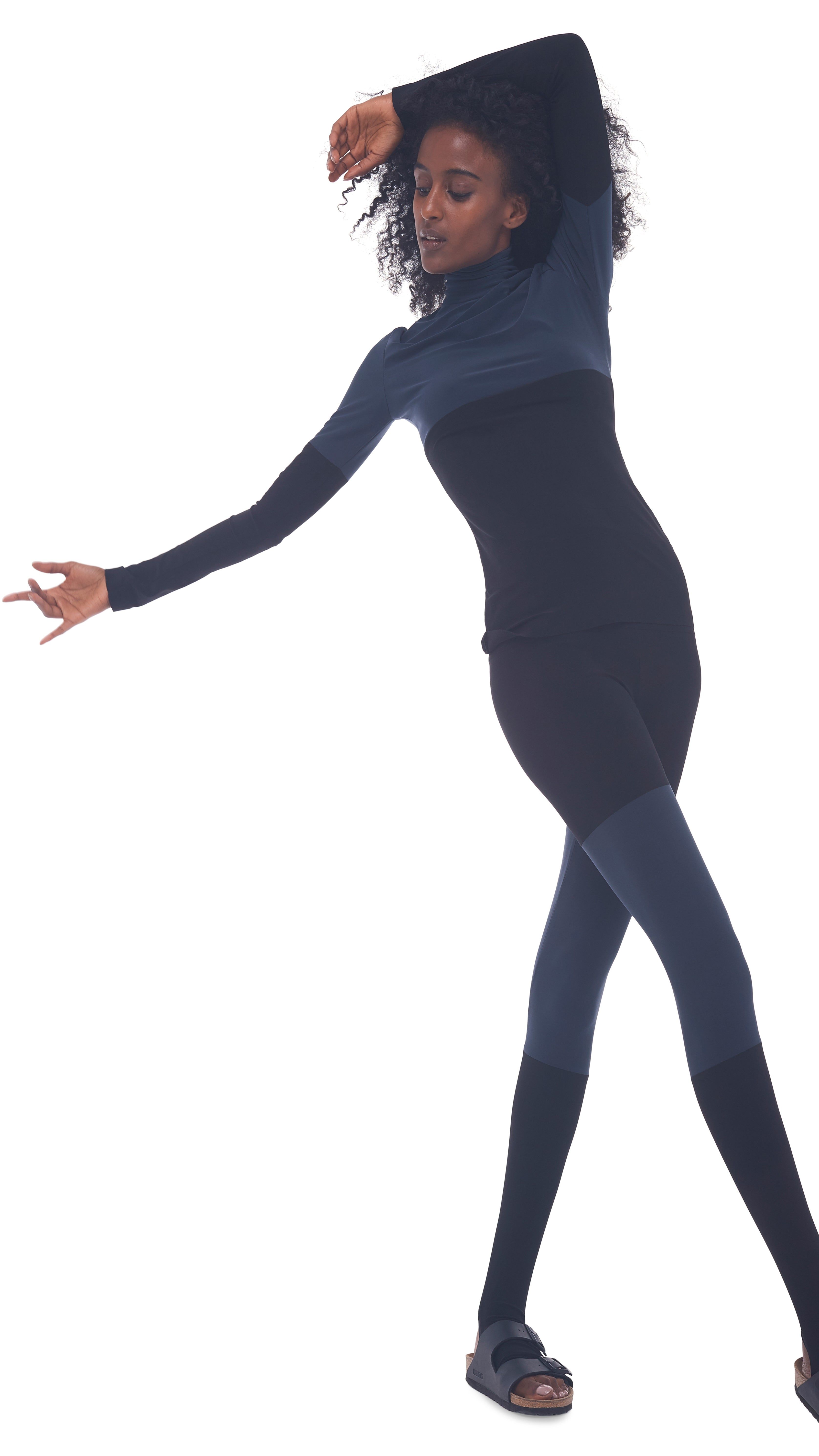 SPLICED SLIM FIT TURTLE TOP sold by Norma Kamali product image thumbnail 6