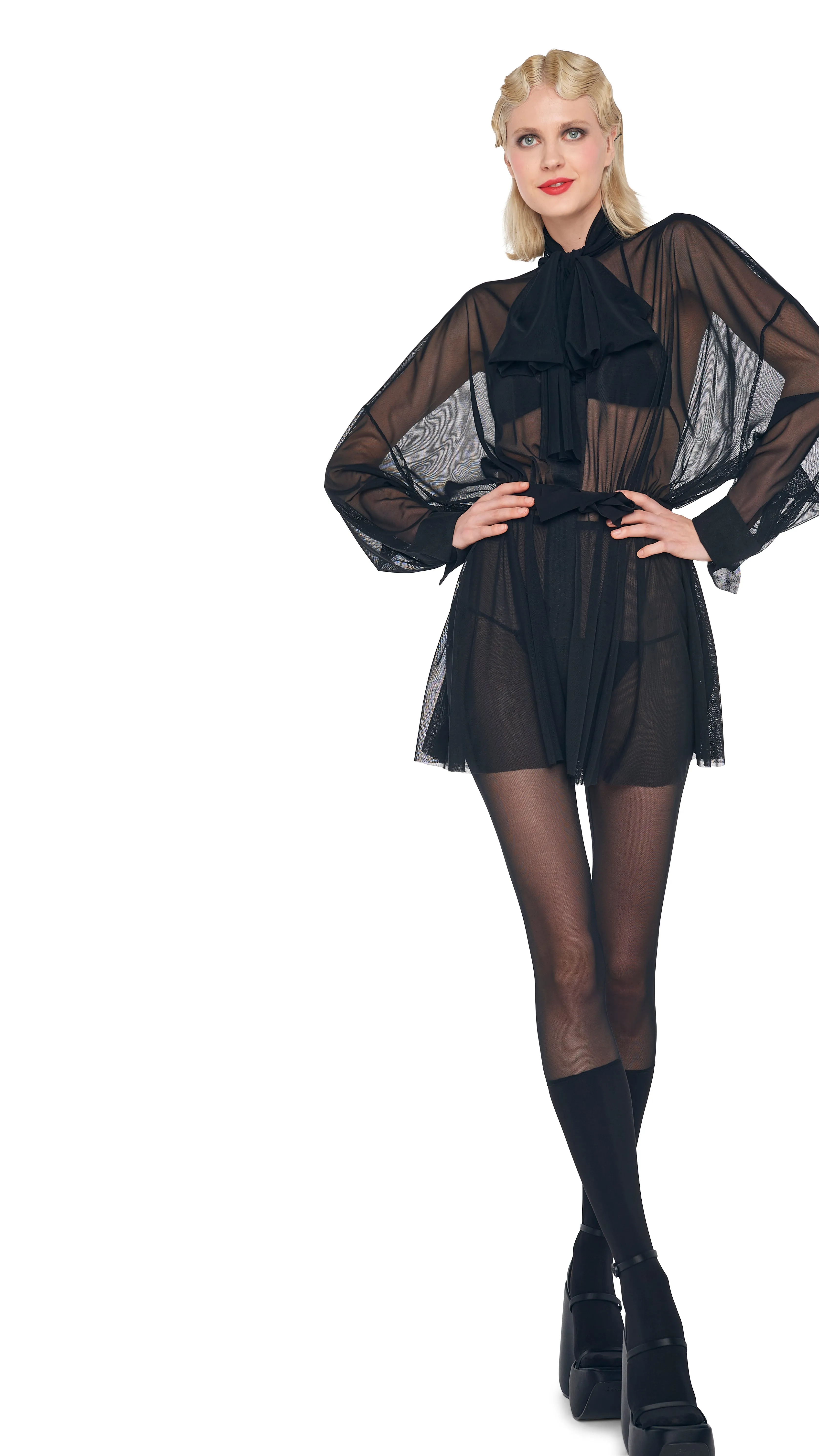 SUPER OS BF NK SHIRT MINI DRESS sold by Norma Kamali product image thumbnail 4