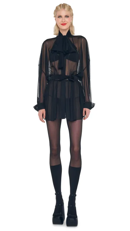 SUPER OS BF NK SHIRT MINI DRESS sold by Norma Kamali