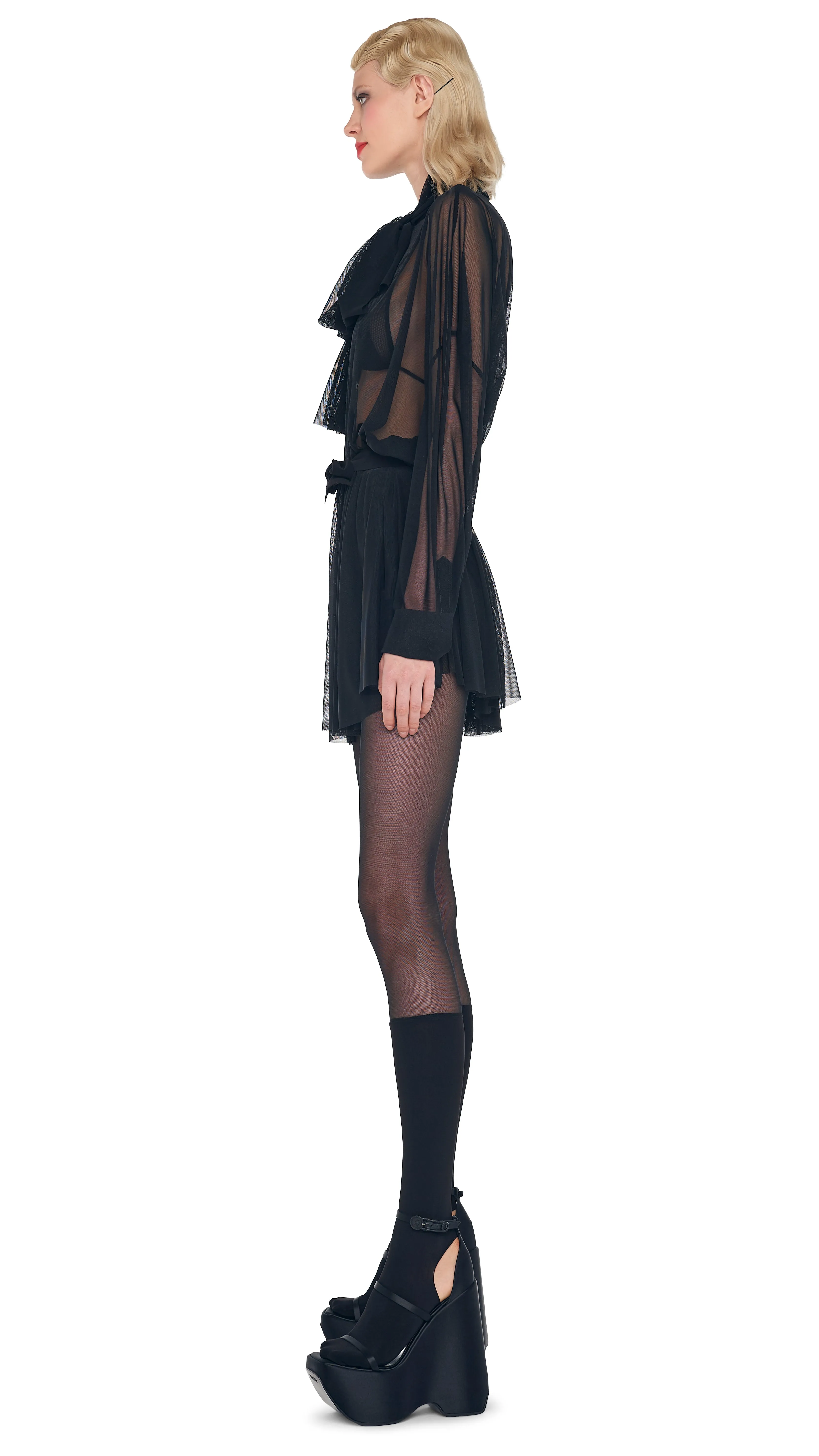 SUPER OS BF NK SHIRT MINI DRESS sold by Norma Kamali product image thumbnail 2