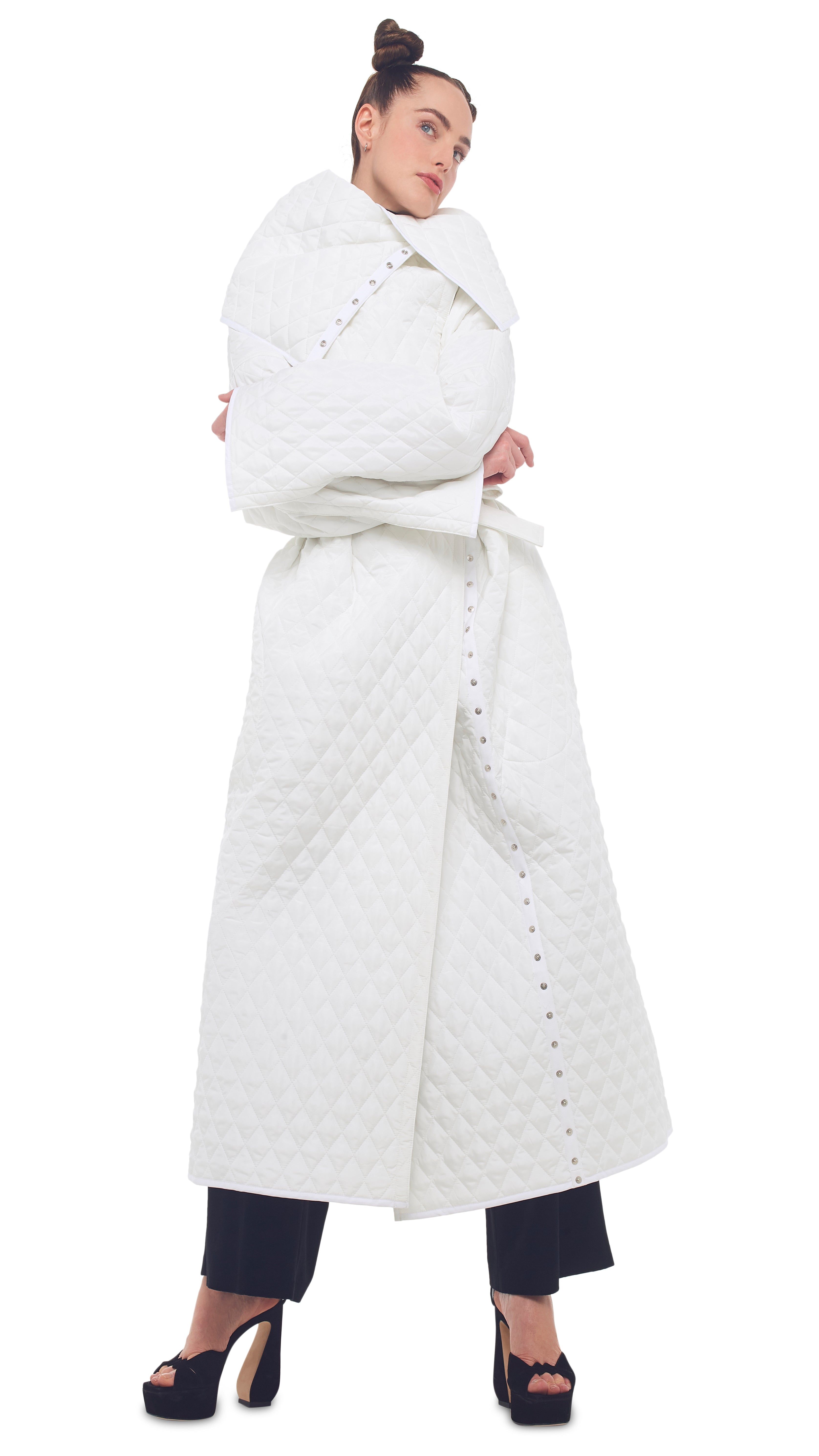 OS SIDE SNAP JACKET sold by Norma Kamali product image thumbnail 4