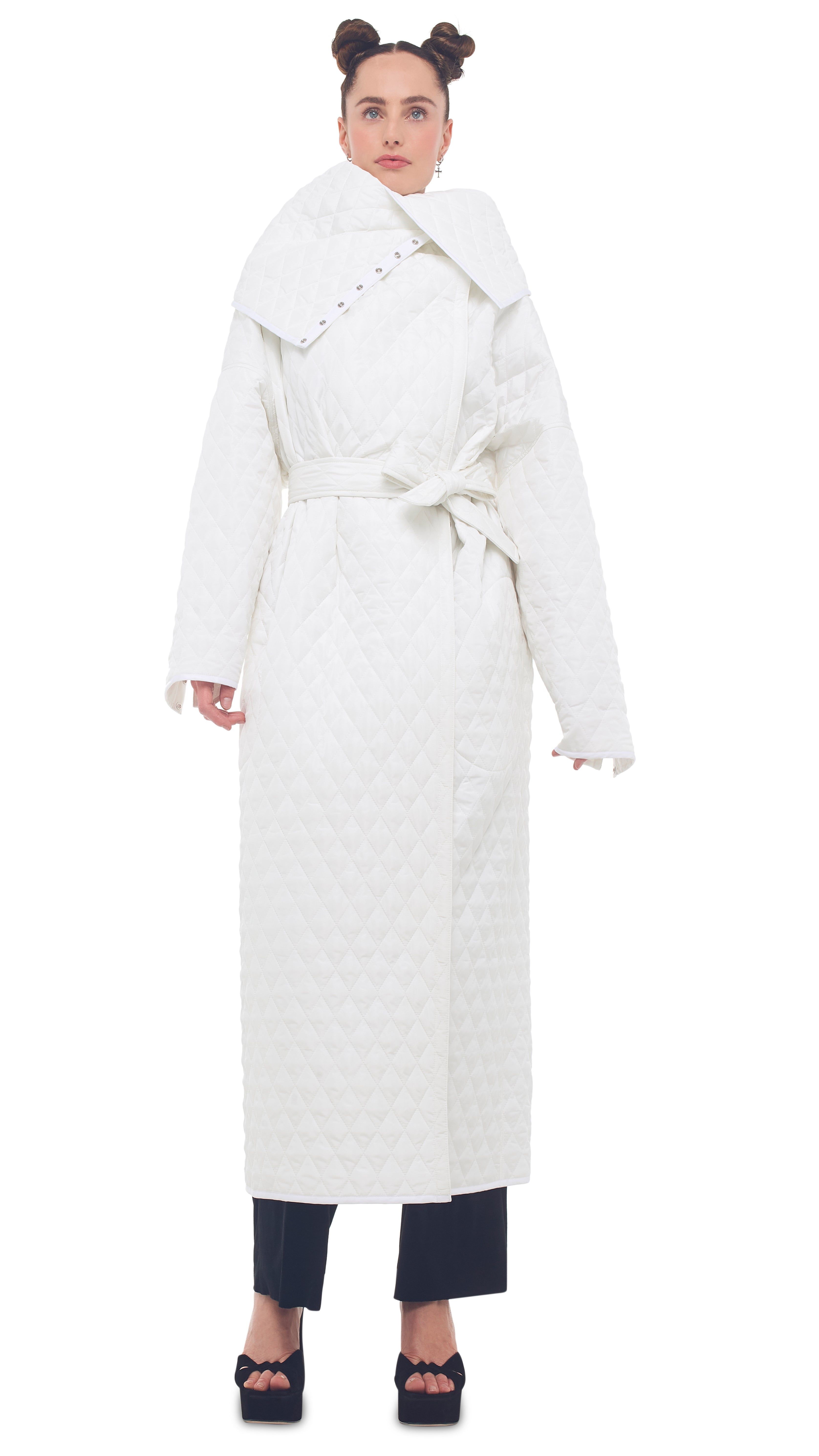 OS SIDE SNAP JACKET sold by Norma Kamali