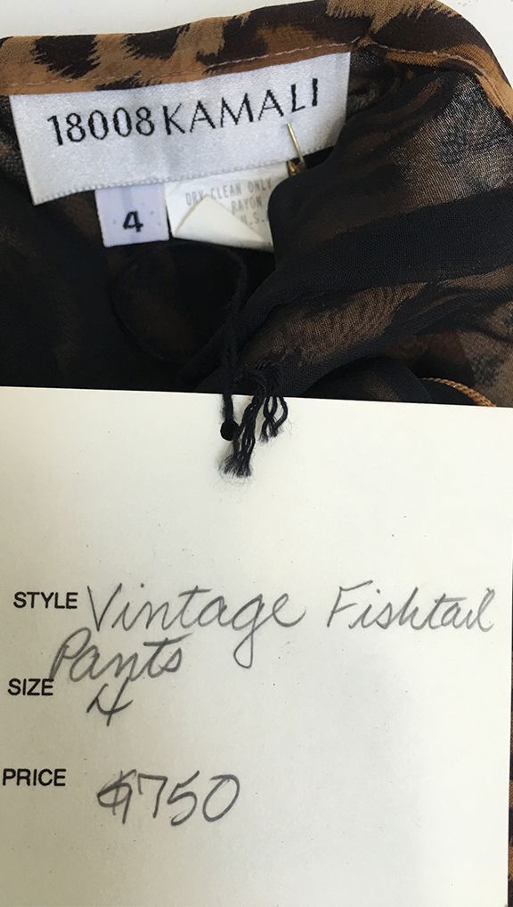 FISHTAIL PANT sold by Norma Kamali product image thumbnail 2