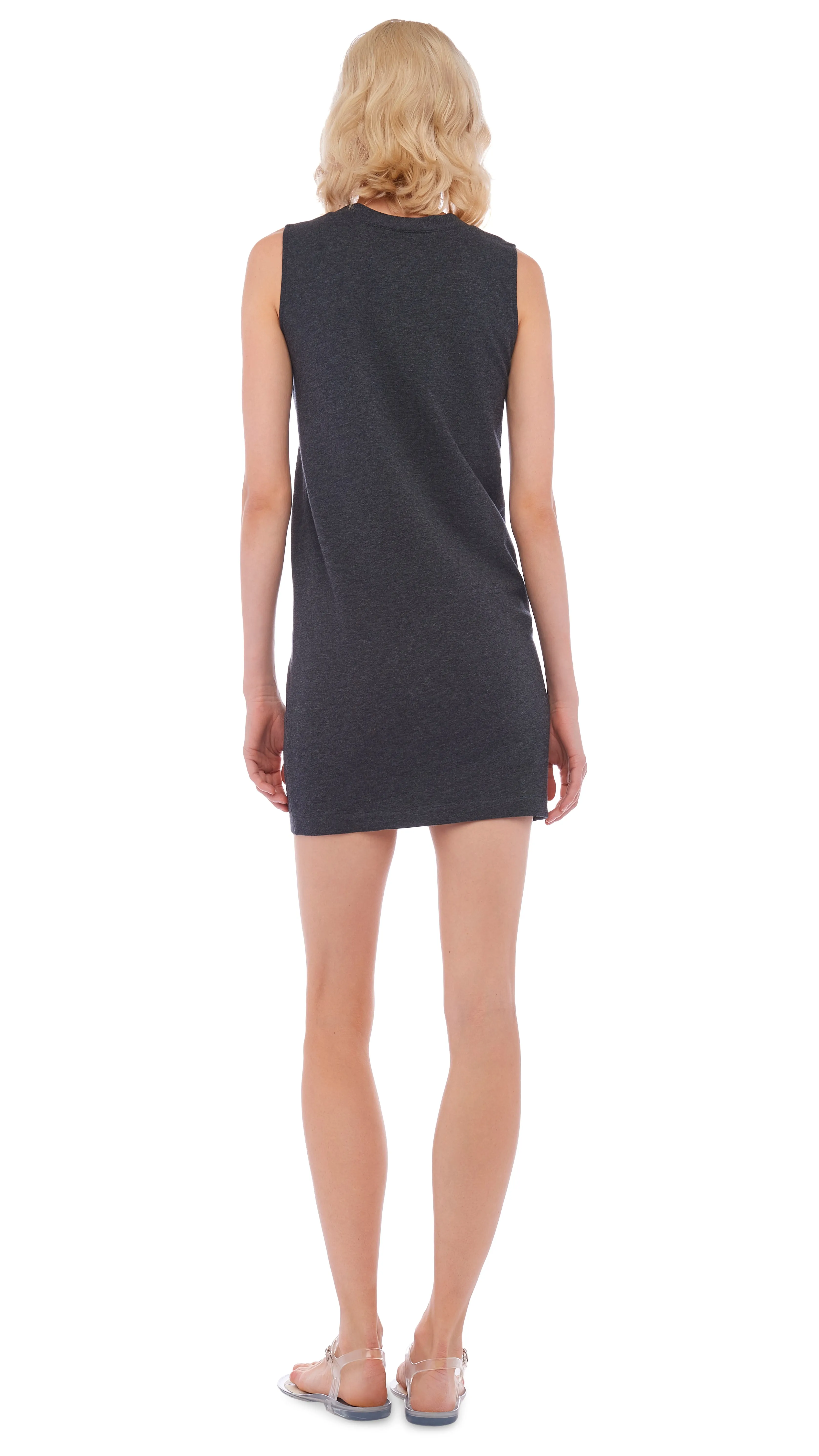 SLEEVELESS TAILORED MINI DRESS sold by Norma Kamali product image thumbnail 3