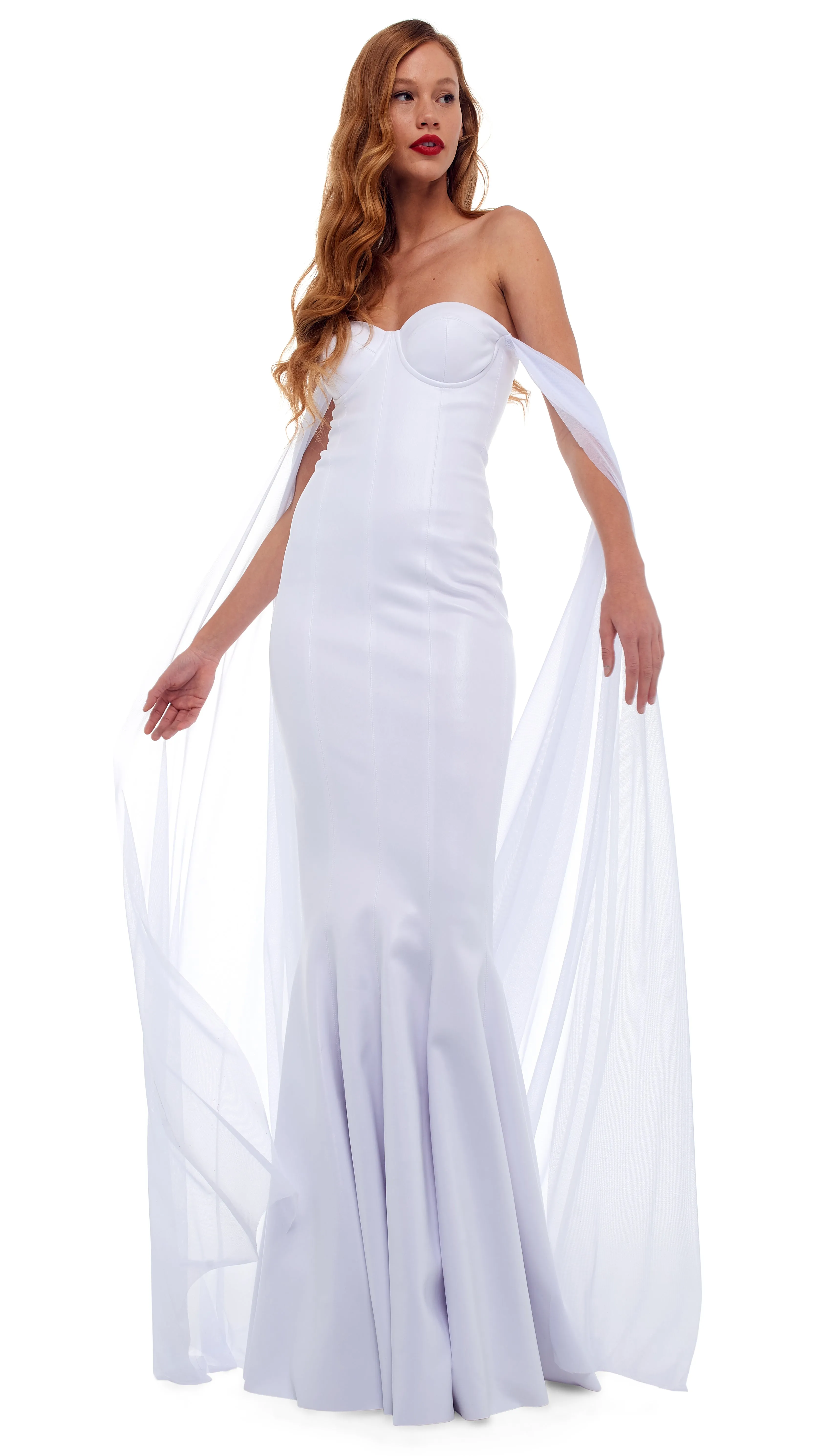 BONDED CORSET GOWN sold by Norma Kamali product image thumbnail 2