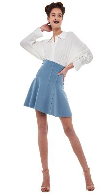 GRACE MINI SKIRT sold by Norma Kamali