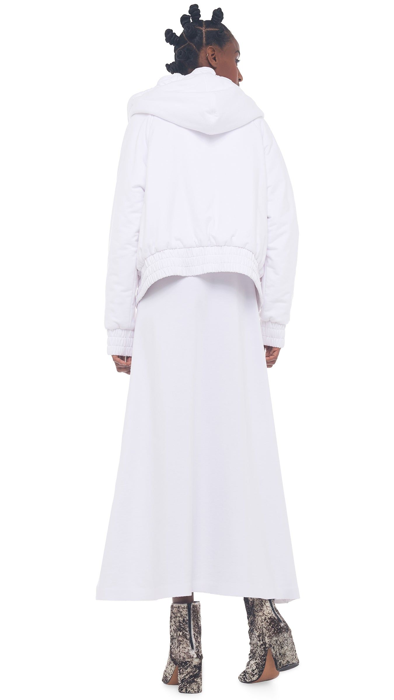 HOODED BOMBER JACKET sold by Norma Kamali product image thumbnail 3