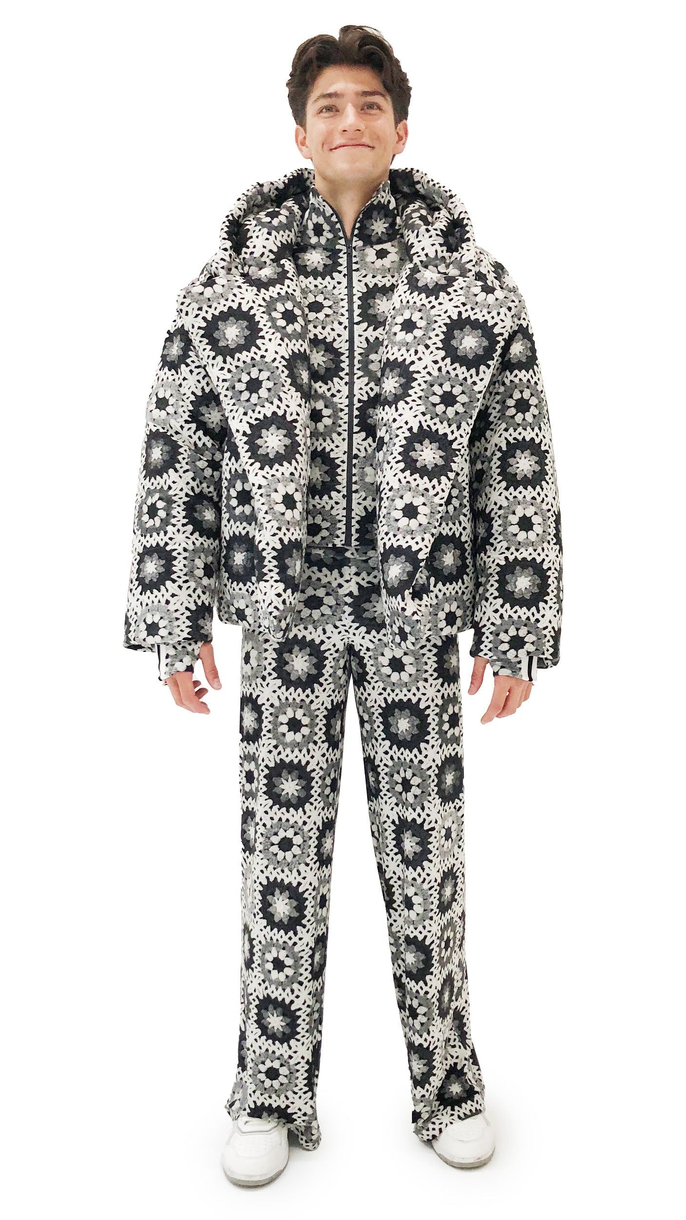 HOODED SLEEPING BAG JACKET sold by Norma Kamali product image thumbnail 7