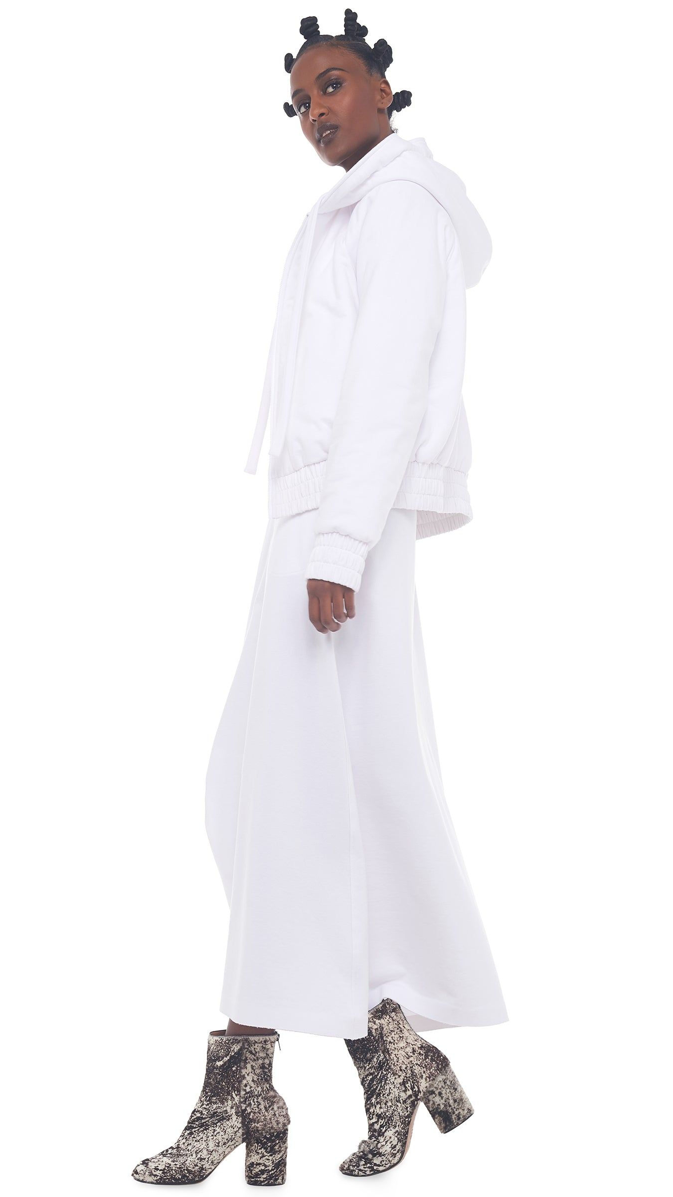 HOODED BOMBER JACKET sold by Norma Kamali product image thumbnail 2