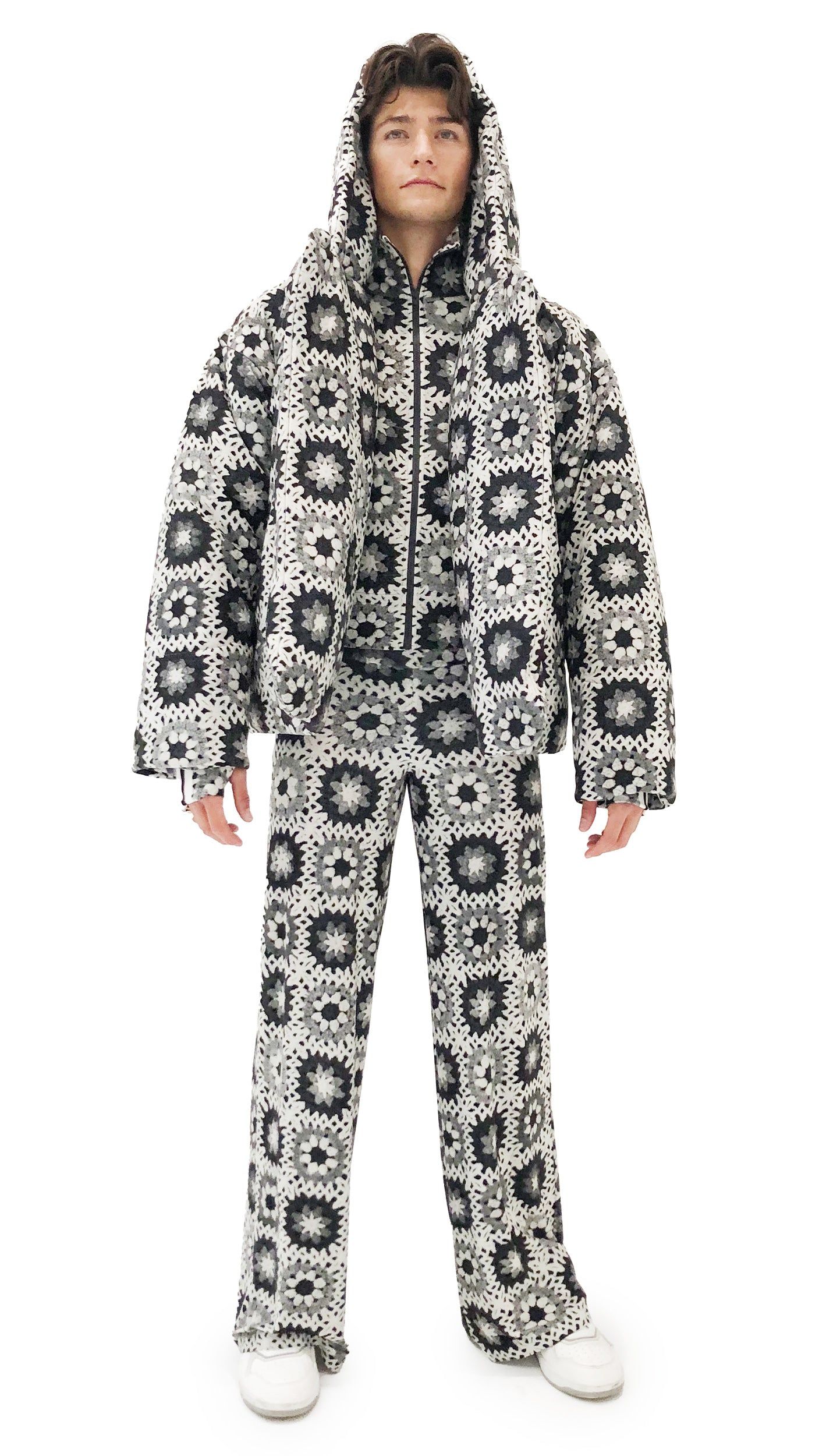 HOODED SLEEPING BAG JACKET sold by Norma Kamali product image thumbnail 10