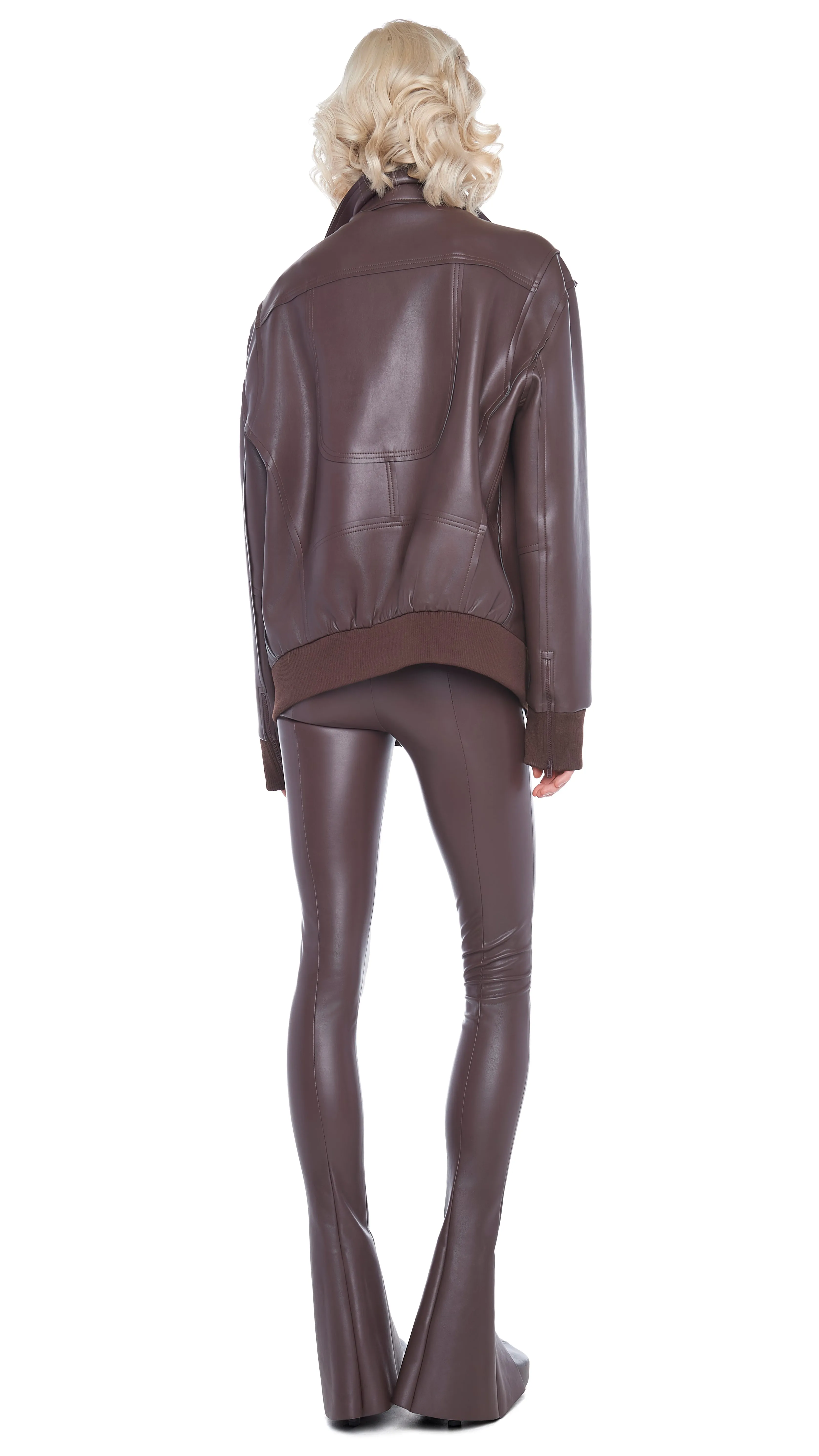 OVERSIZED MOTO JACKET sold by Norma Kamali product image thumbnail 3