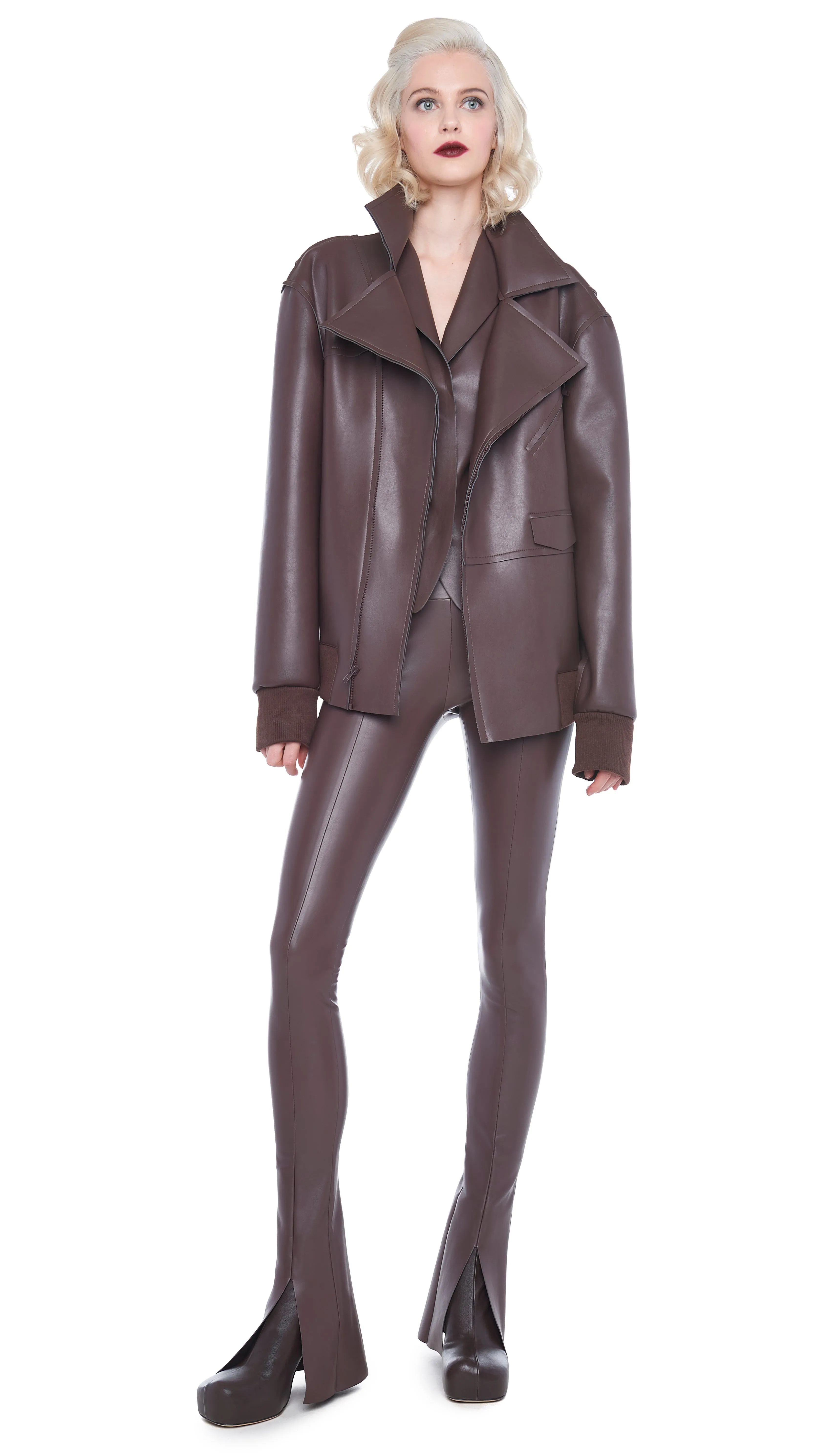 OVERSIZED MOTO JACKET sold by Norma Kamali